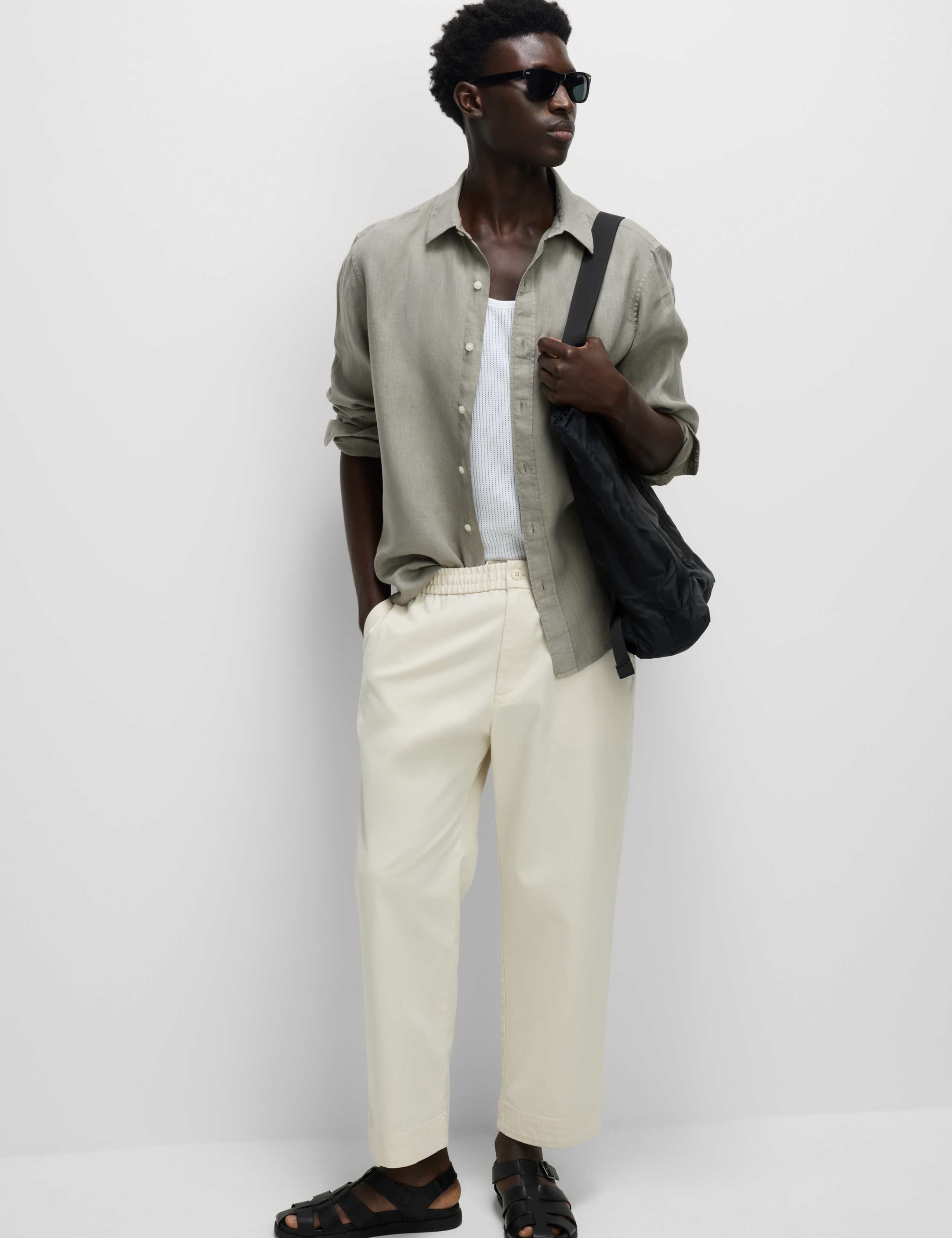Pure Linen Garment Dye Shirt 5 of 6