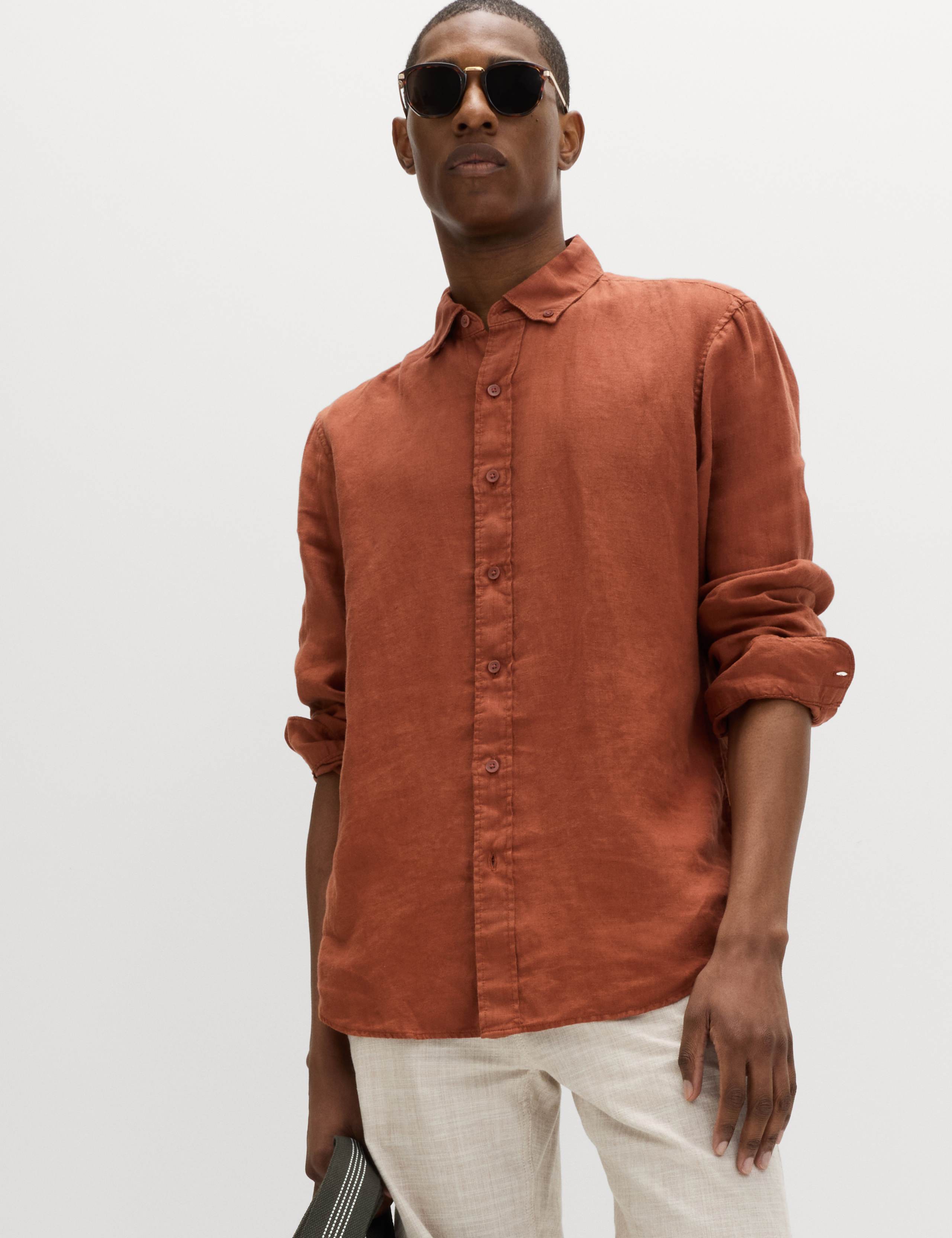 Pure Linen Garment Dye Shirt 1 of 6