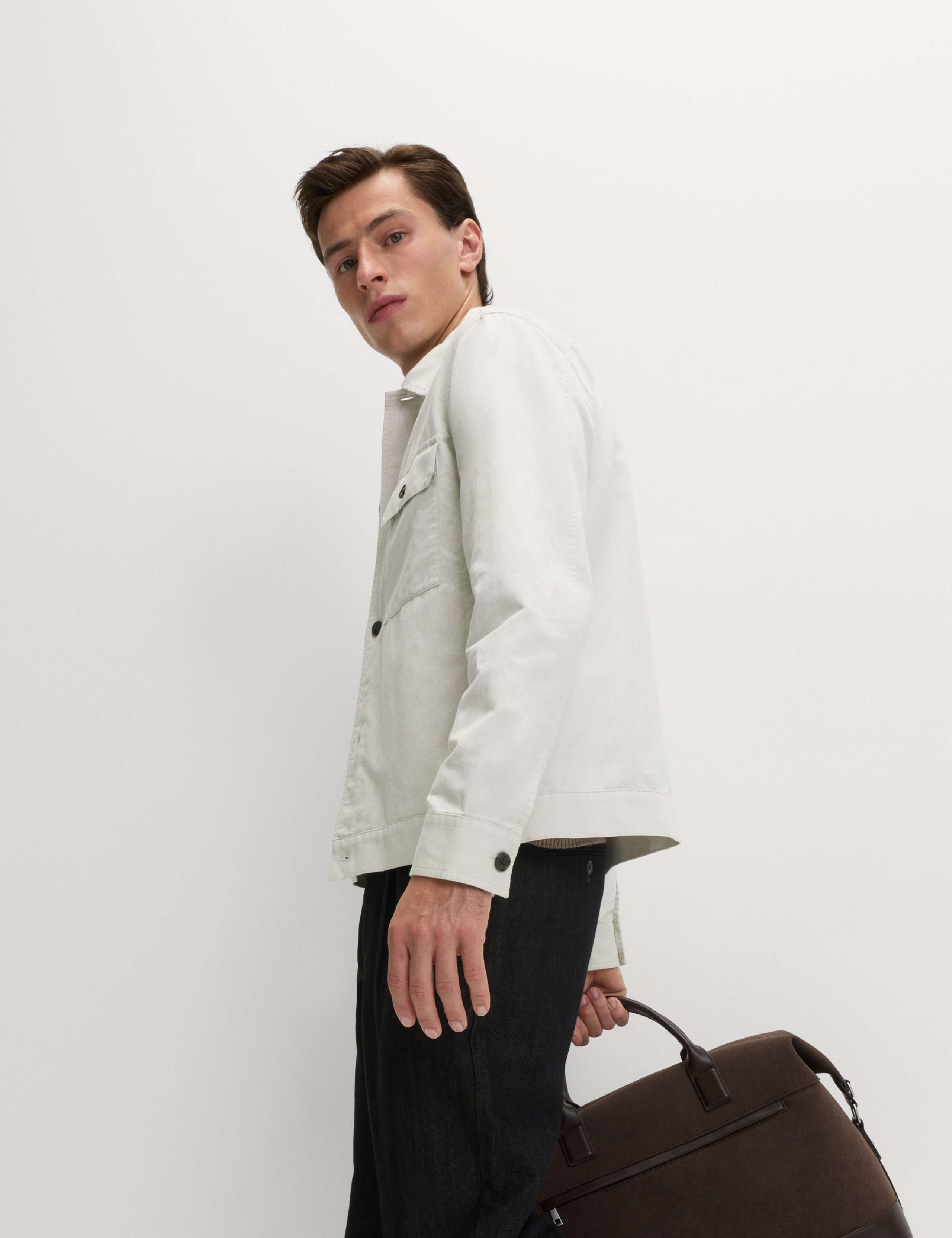 Cotton Linen Blend Overshirt 5 of 7