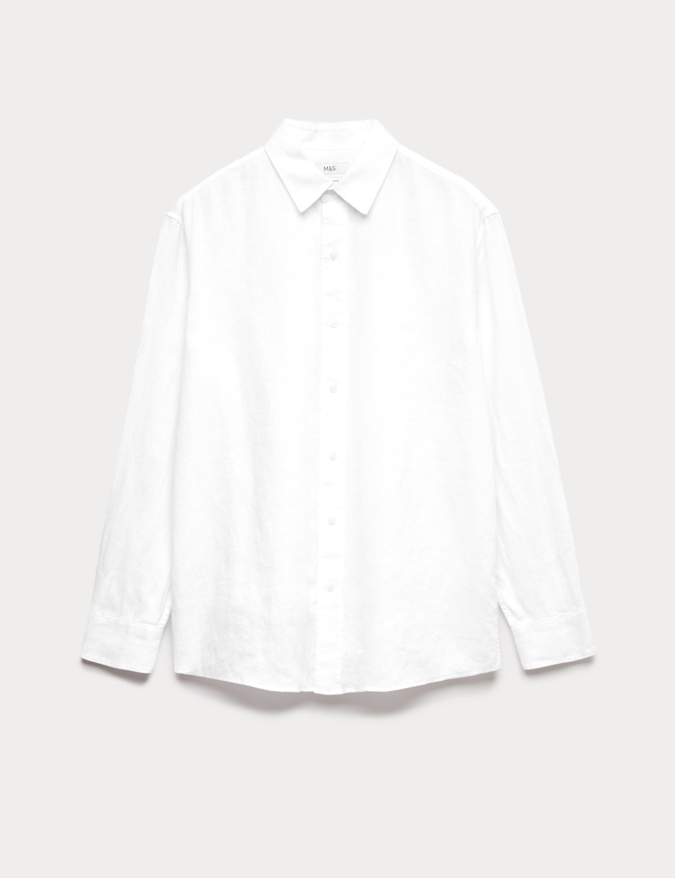 Relaxed Fit Pure Linen Shirt 2 of 6