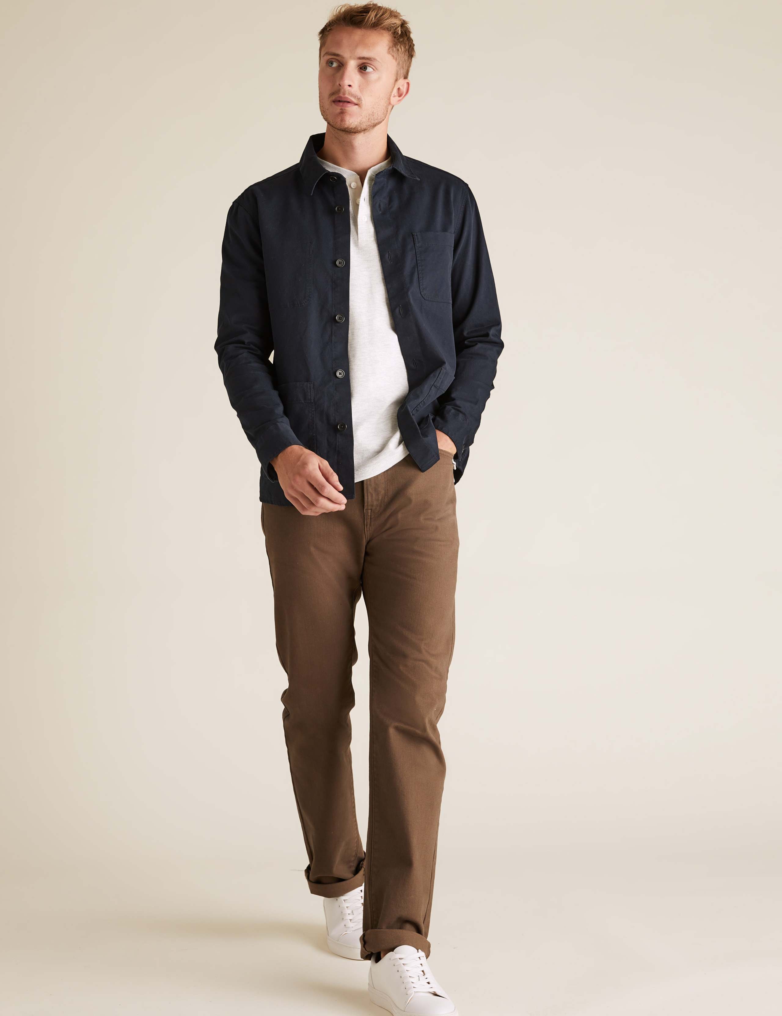 Pure Cotton Workwear Overshirt 5 of 5