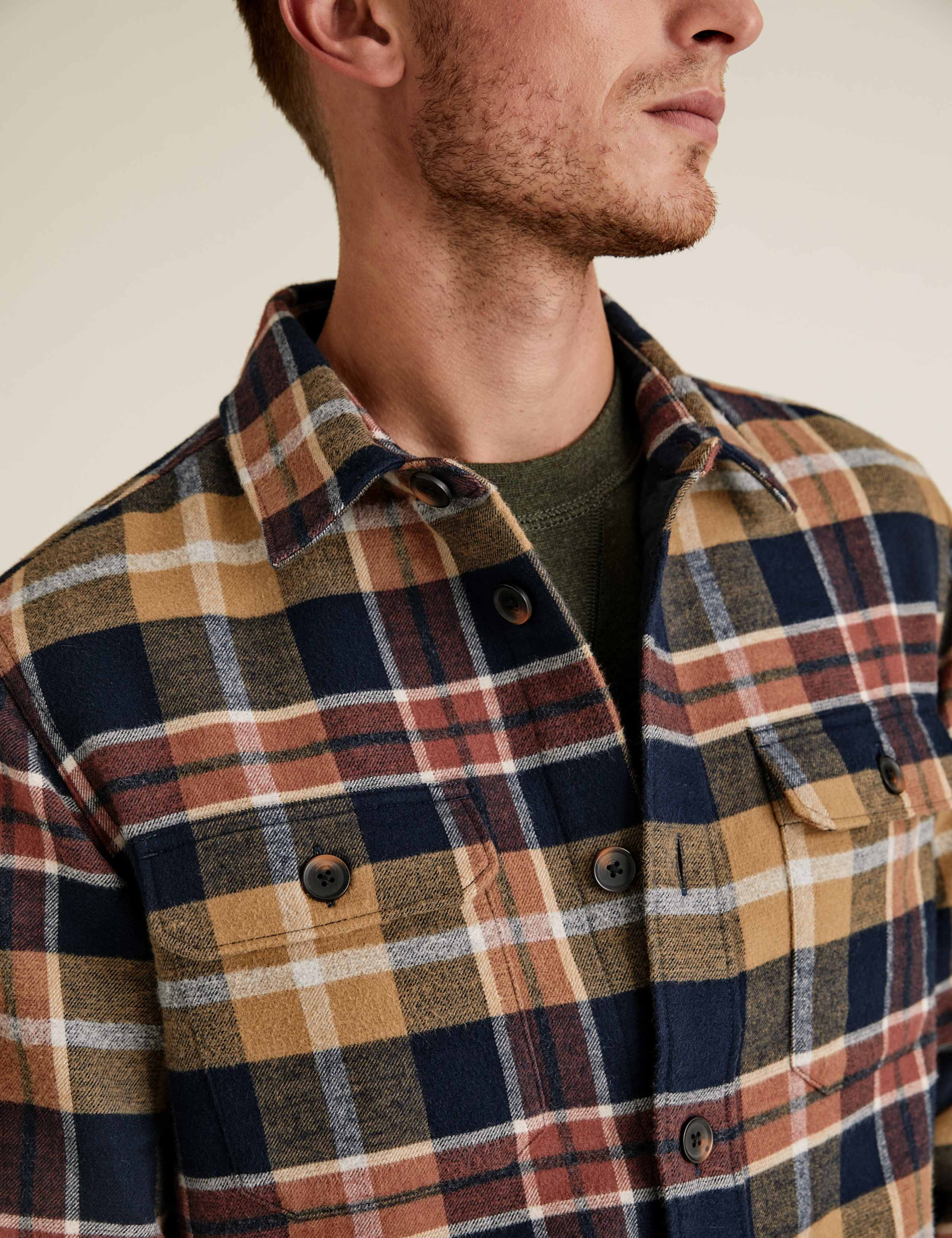 Cotton Checked Overshirt 6 of 6