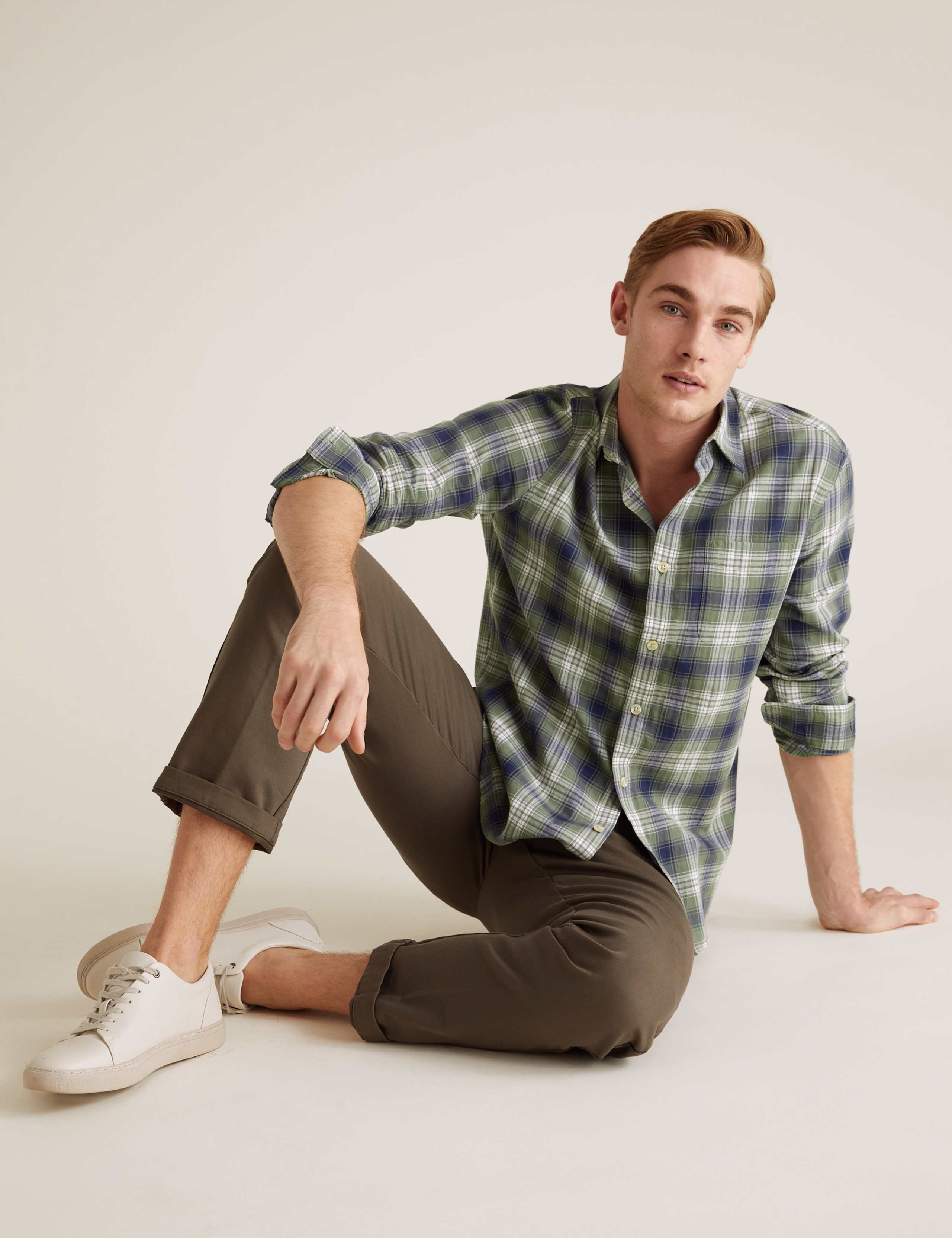 Pure Cotton Check Shirt 1 of 5