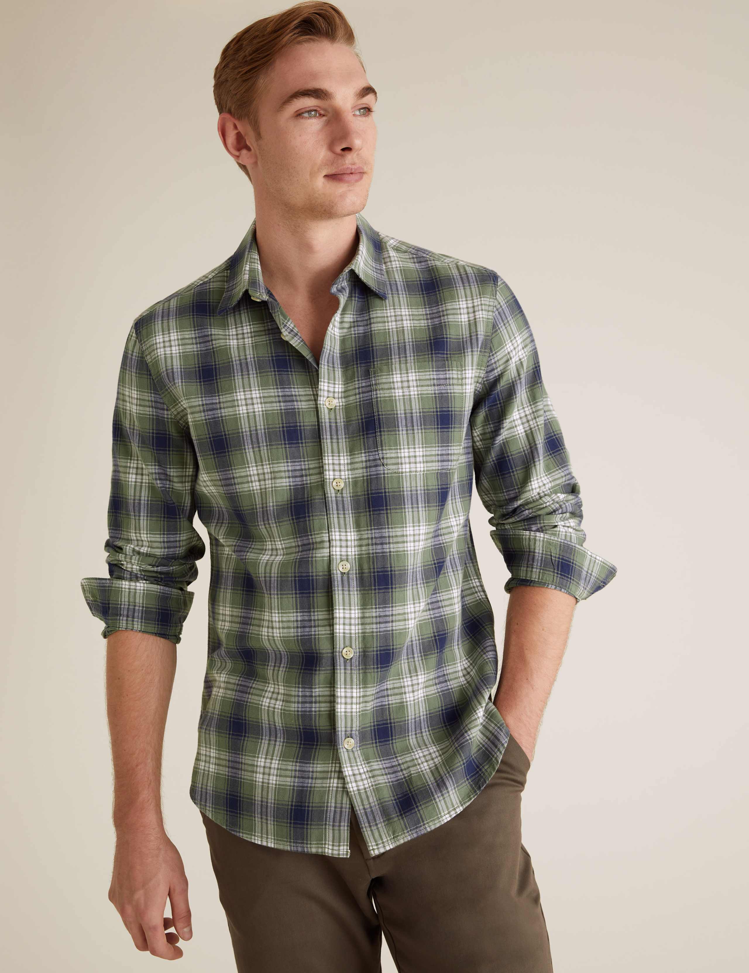 Pure Cotton Check Shirt 3 of 5