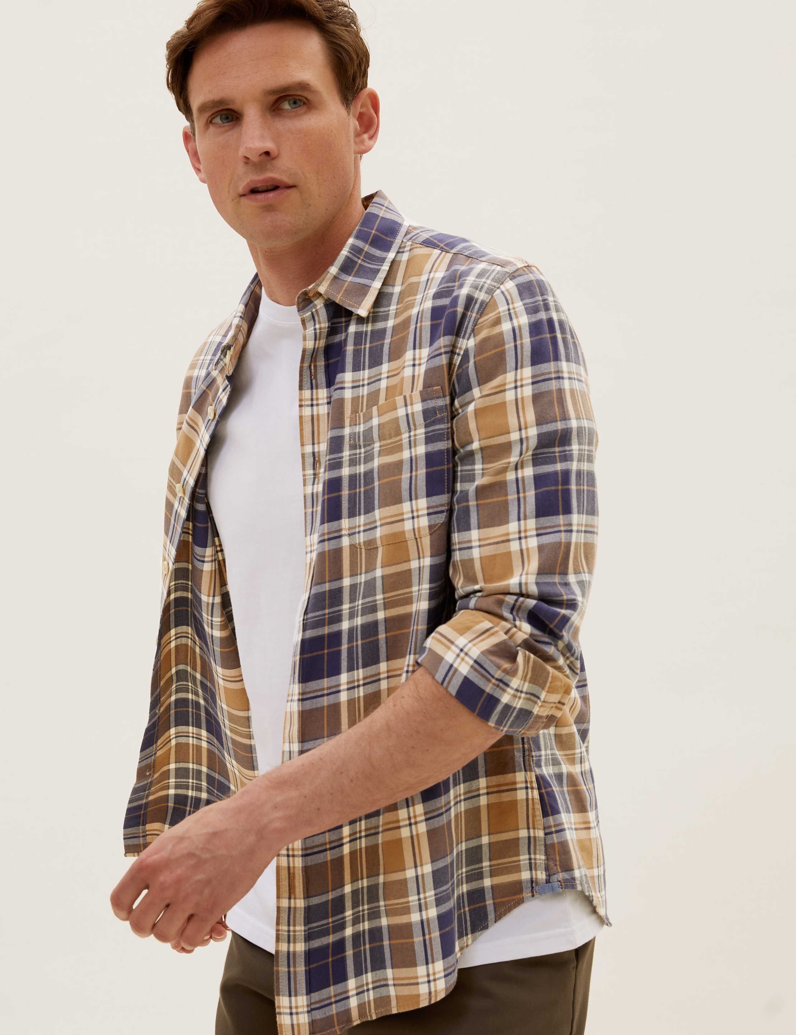 Pure Cotton Check Shirt 1 of 5