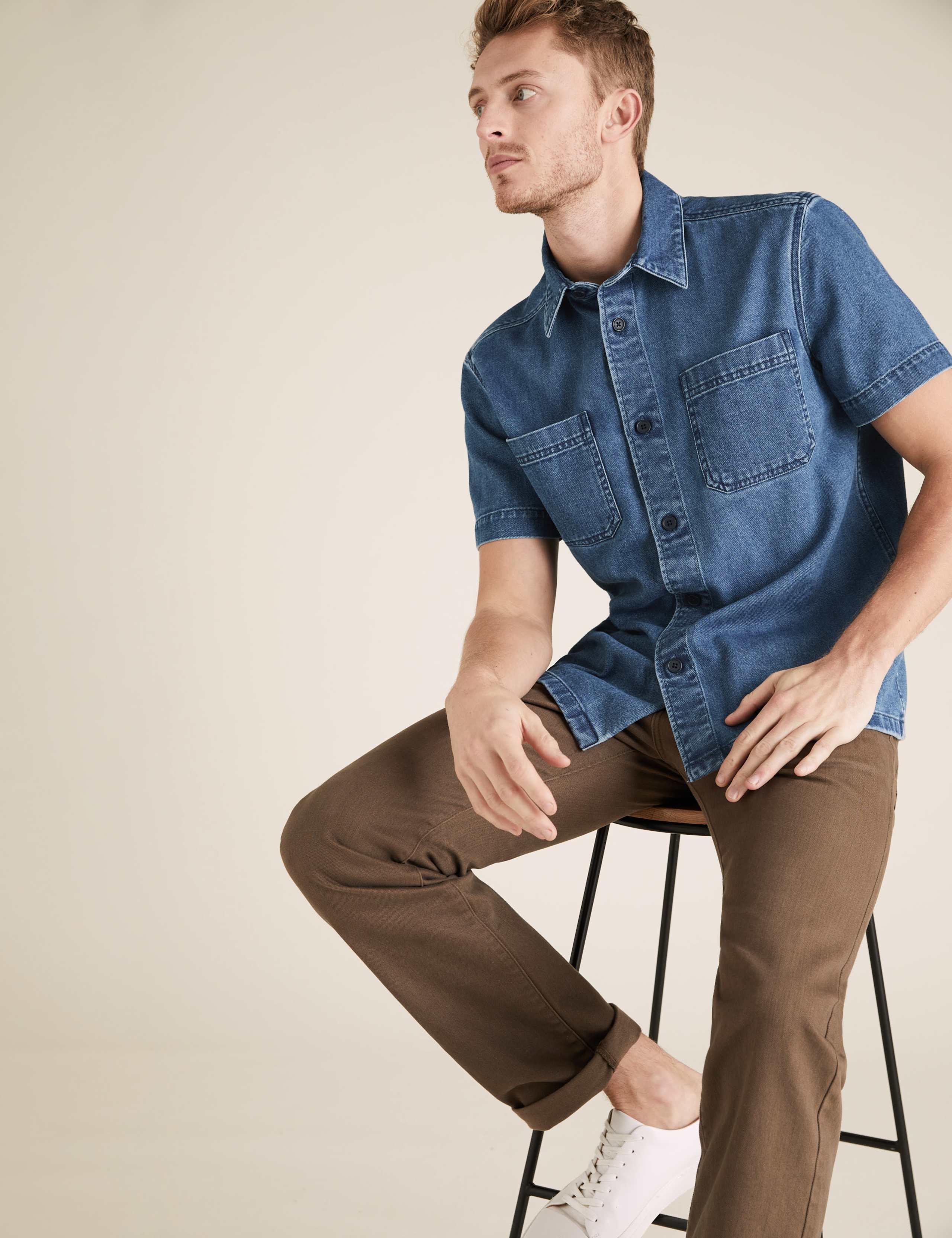 Denim Utility Shirt 1 of 4