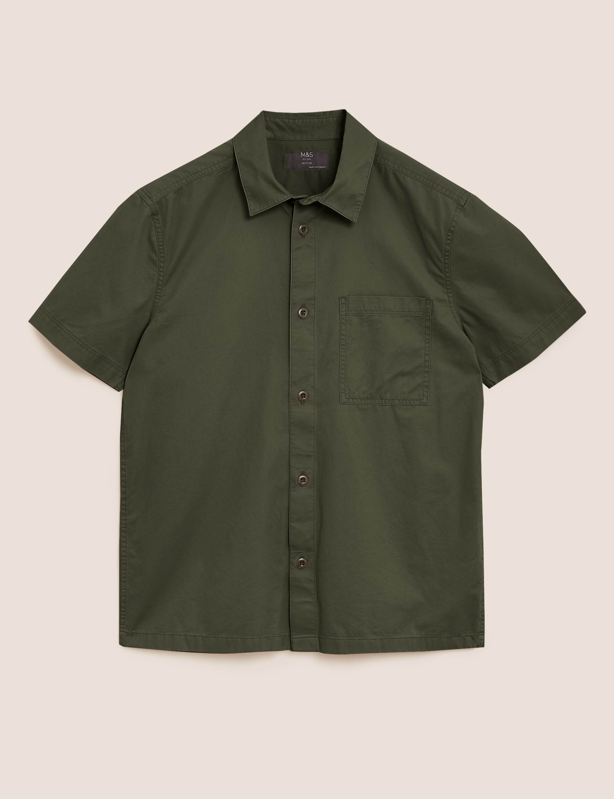 Pure Cotton Twill Utility Overshirt 2 of 5