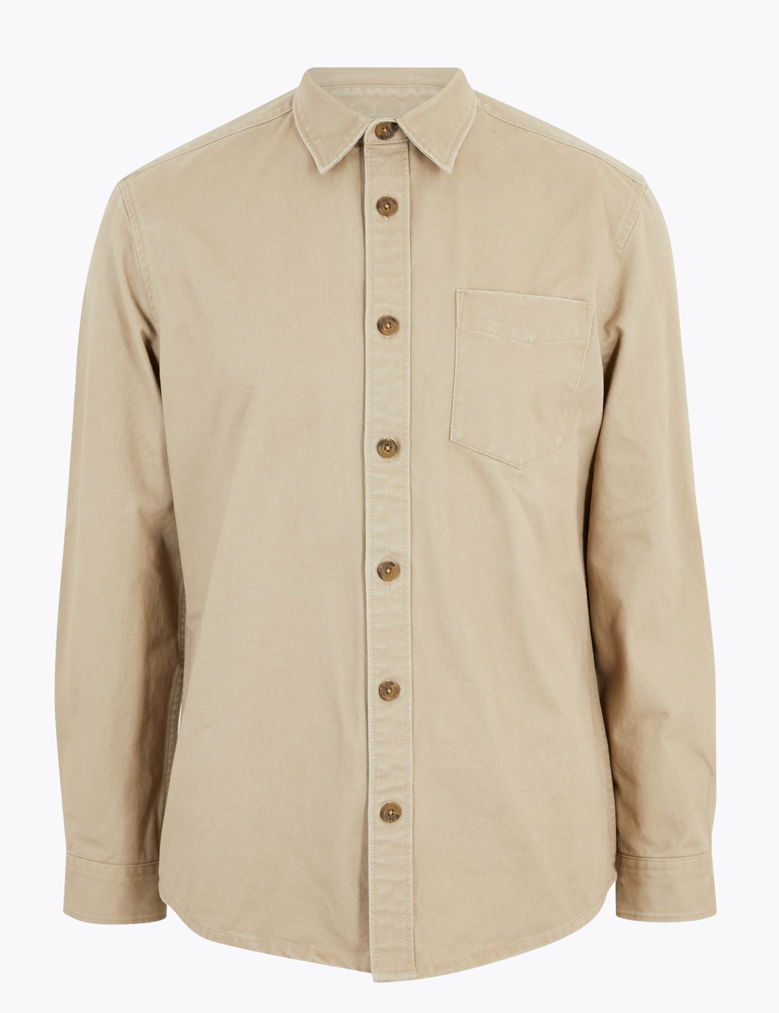 PURE COTTON OVERSHIRT 2 of 5
