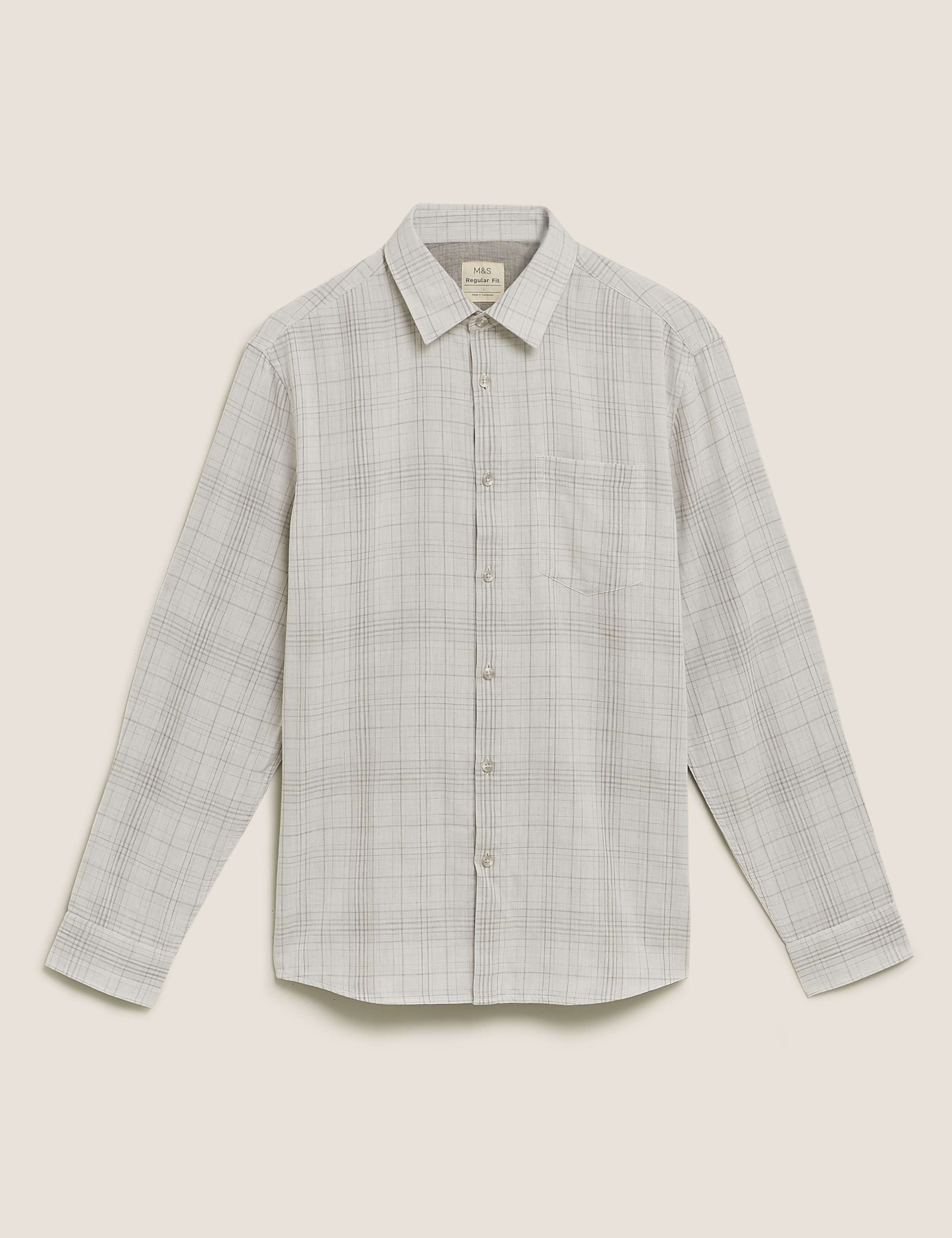 Pure Cotton Double Faced Check Shirt 2 of 6