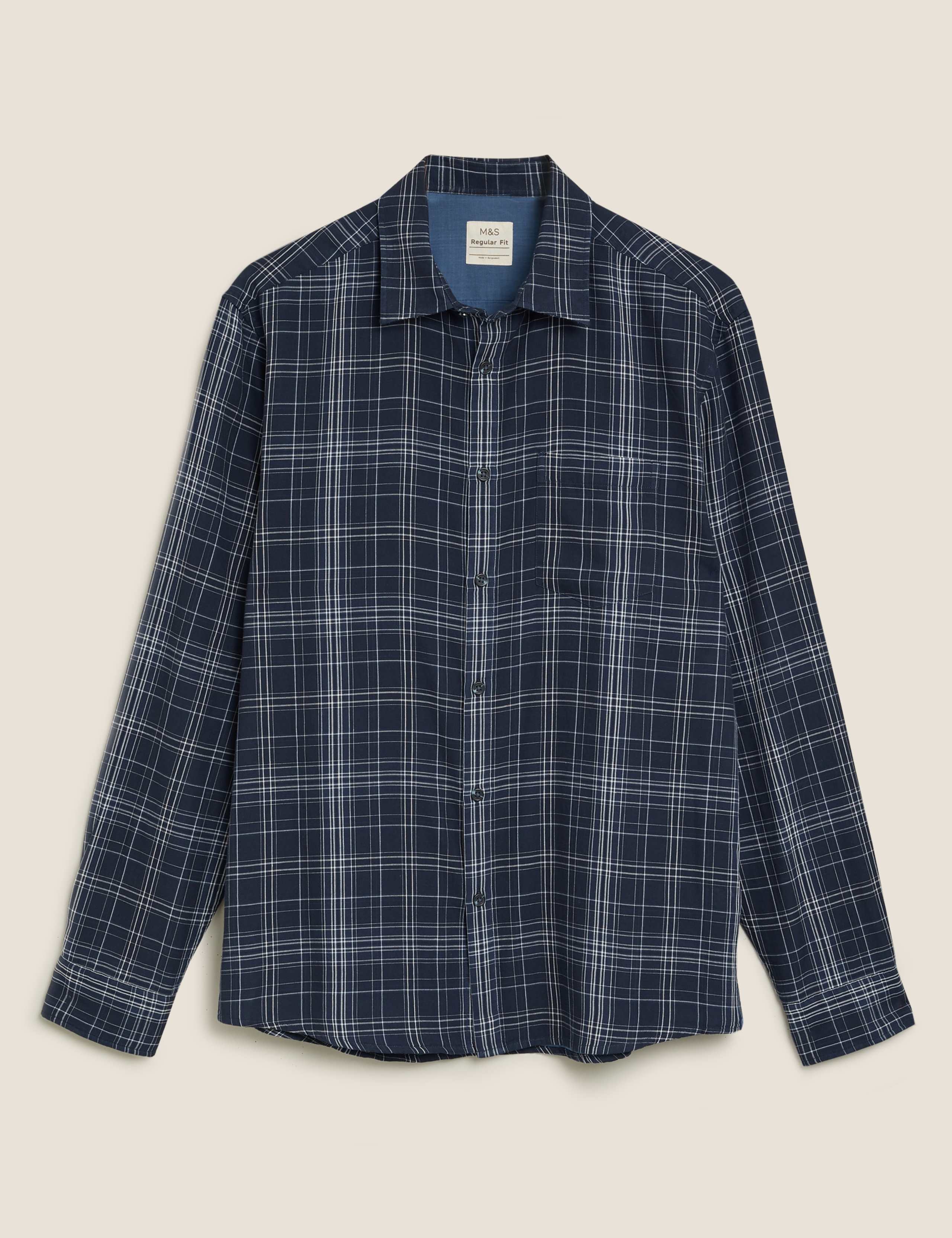 Pure Cotton Double Face Check Shirt 2 of 6