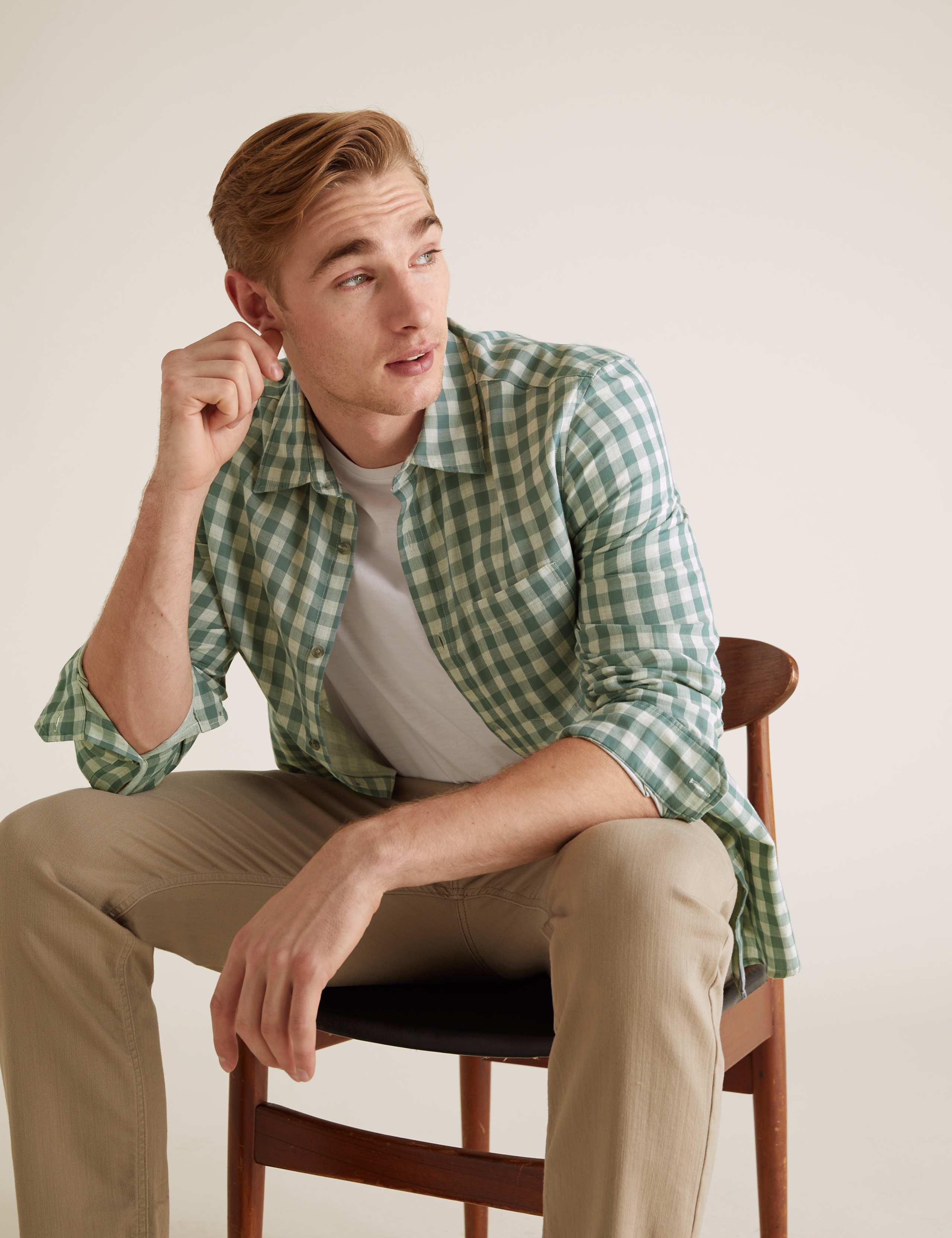 Pure Cotton Double Faced Check Overshirt 3 of 6