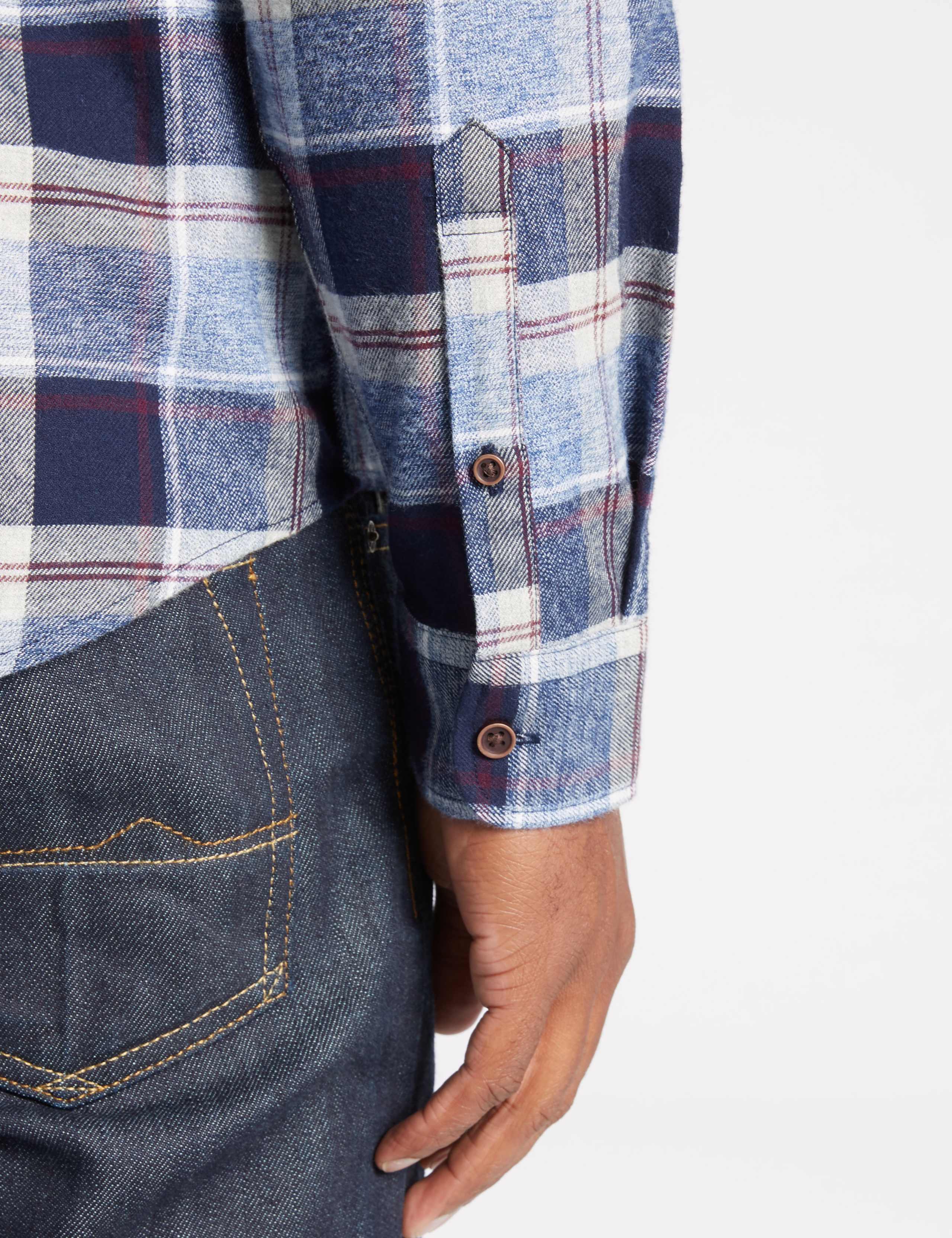 Brushed Cotton Checked Shirt 4 of 4