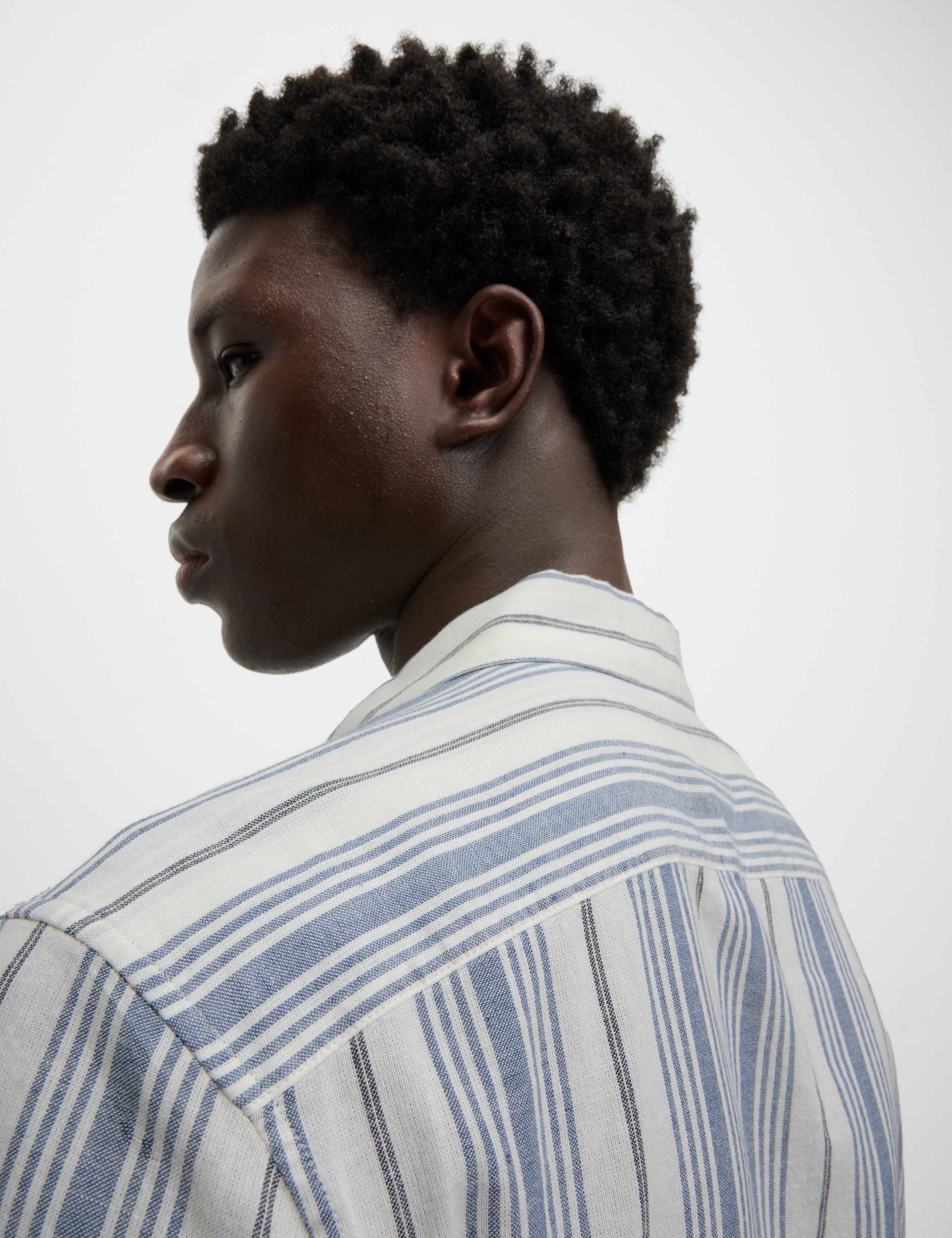 Easy Iron Pure Cotton Striped Shirt 3 of 6