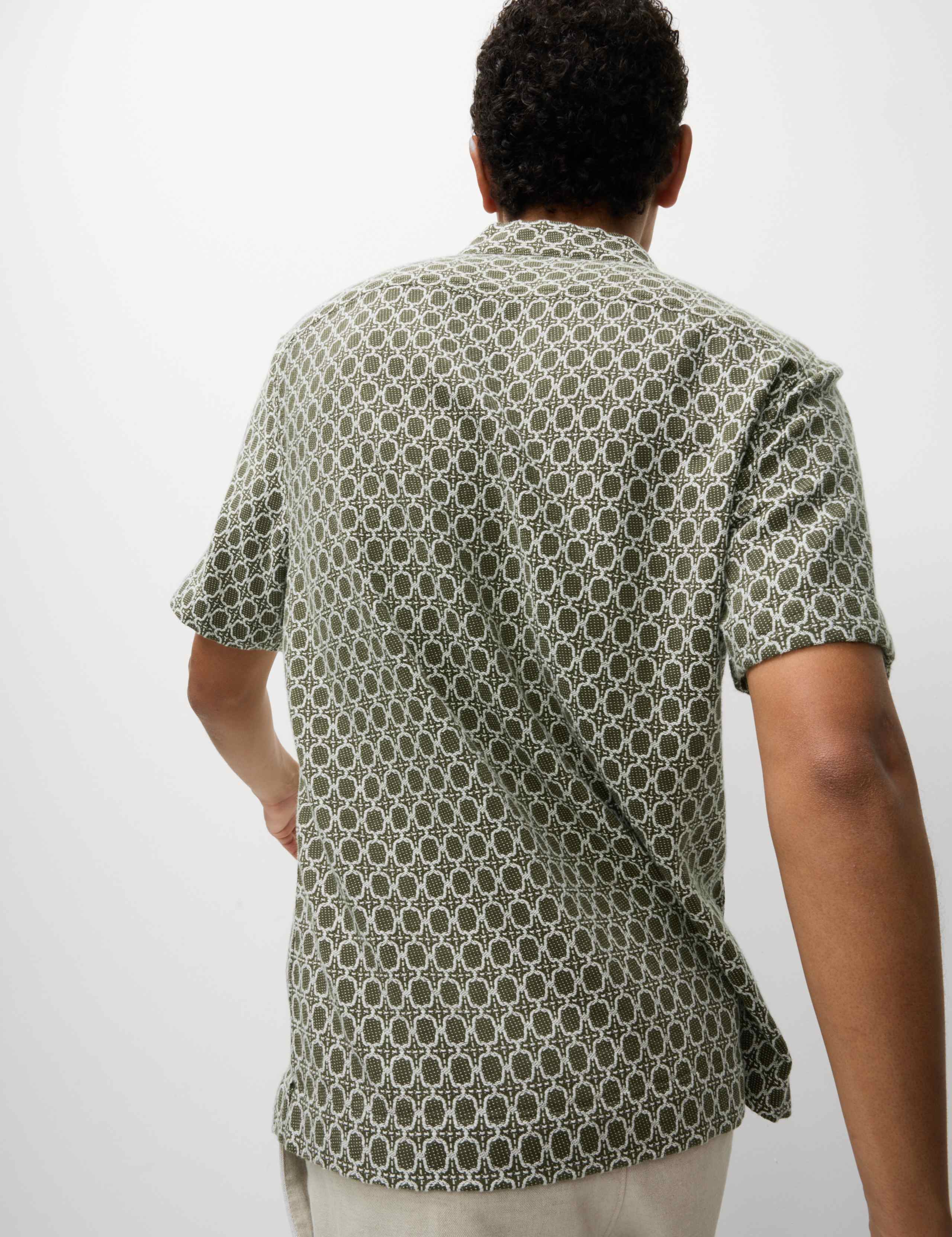 Cotton Rich Jacquard Shirt 4 of 5