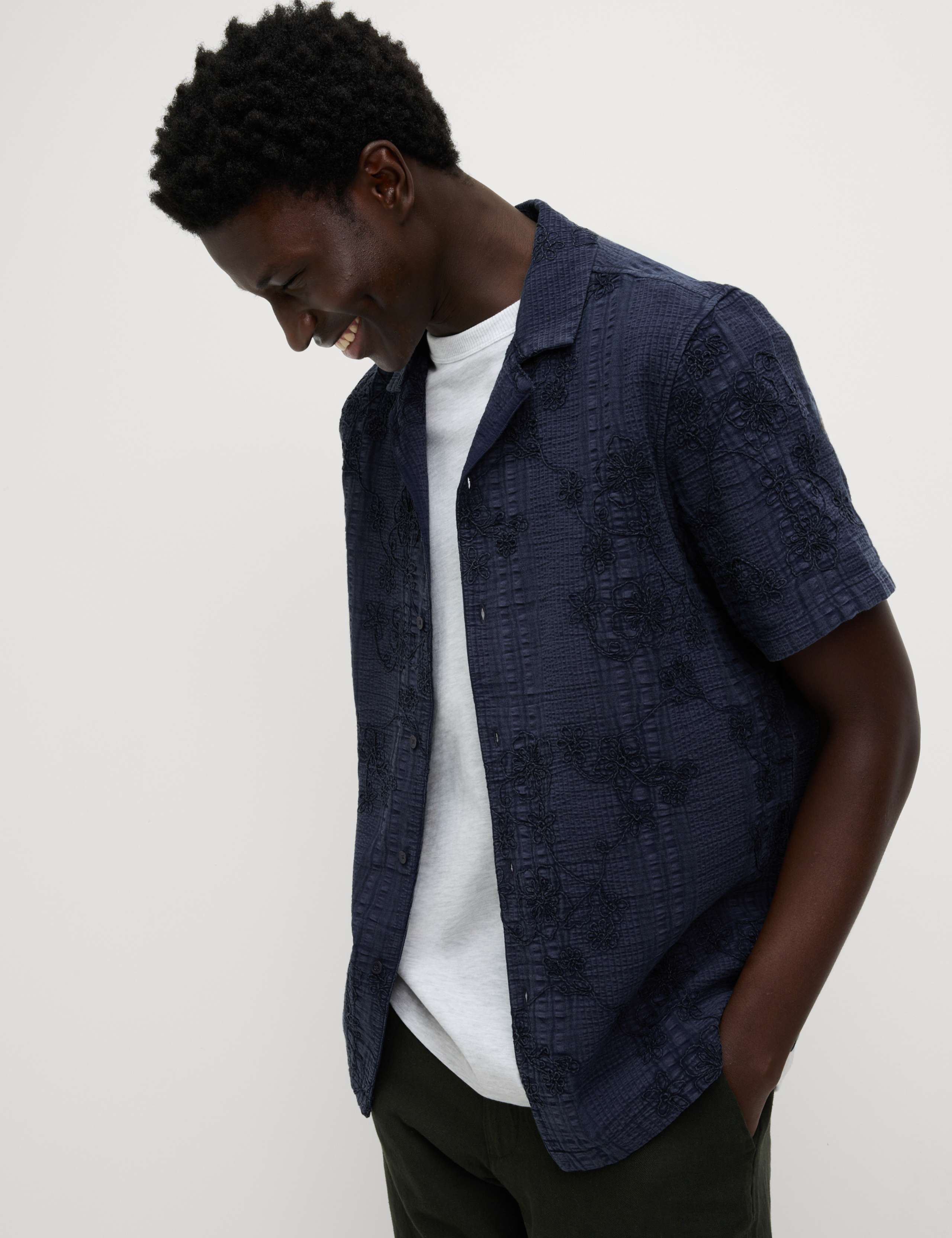 Pure Cotton Seersucker Shirt 3 of 6