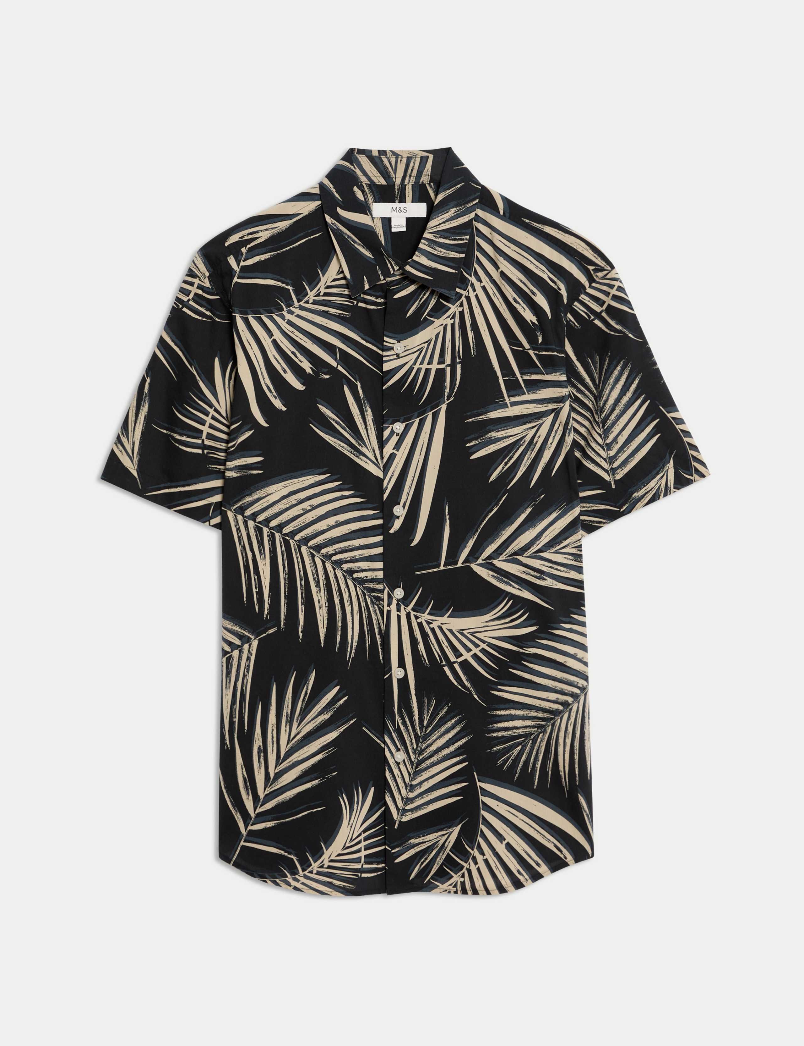 Regular Fit Cotton Blend Short Sleeve Shirt 2 of 6