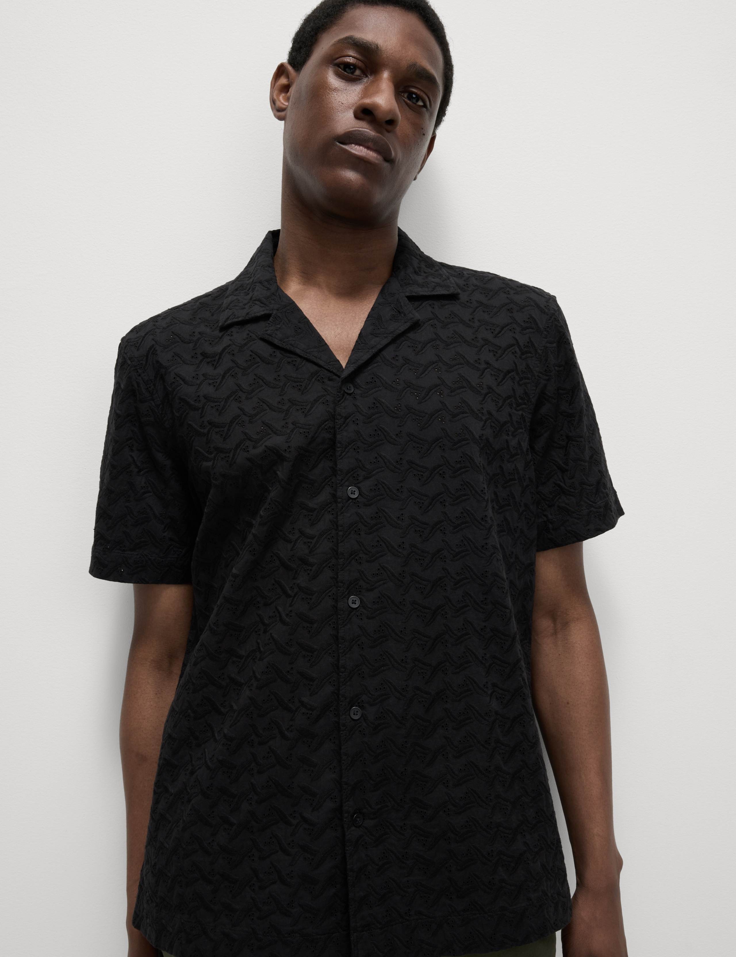 Regular Fit Short Sleeve Embroidered Shirt 4 of 7