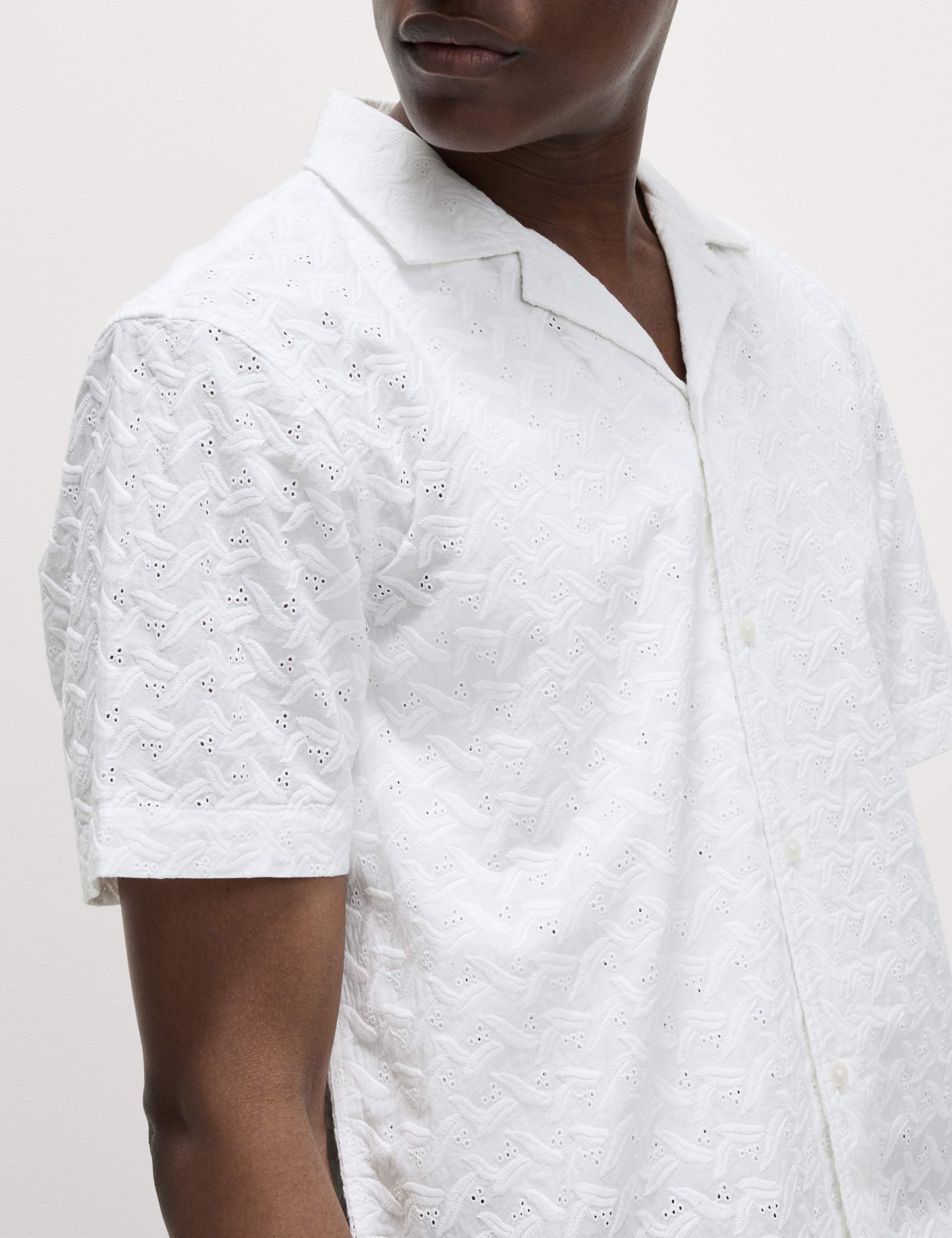 Regular Fit Short Sleeve Embroidered Shirt 7 of 7
