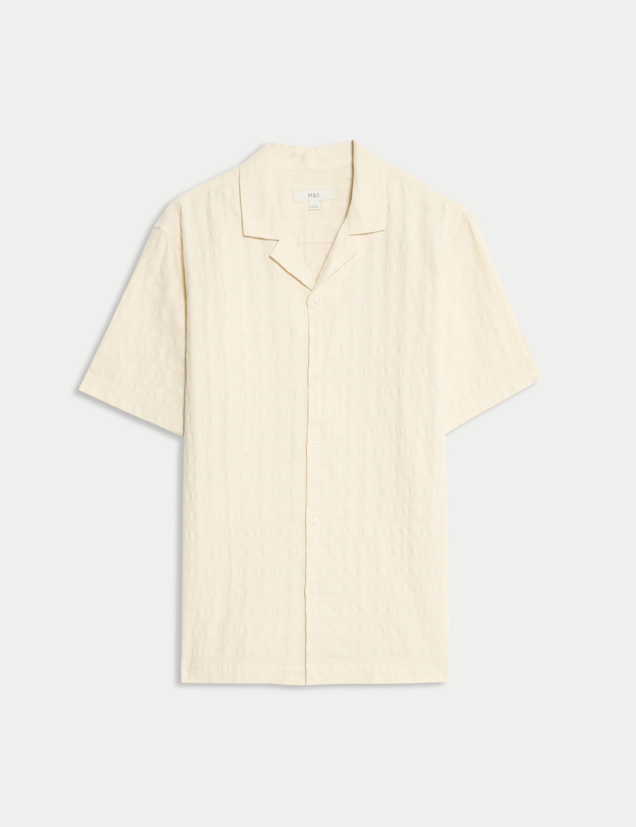Regular Fit Cotton Rich Textured Shirt 2 of 6