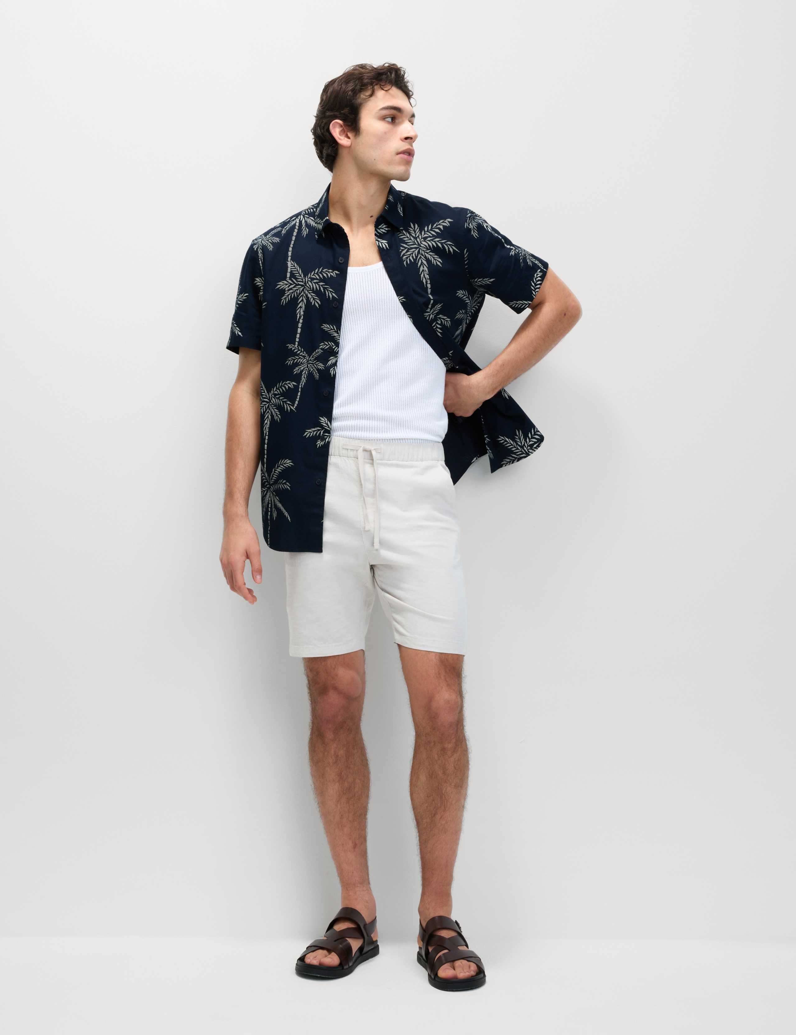 Pure Cotton Hawaiian Shirt 1 of 5