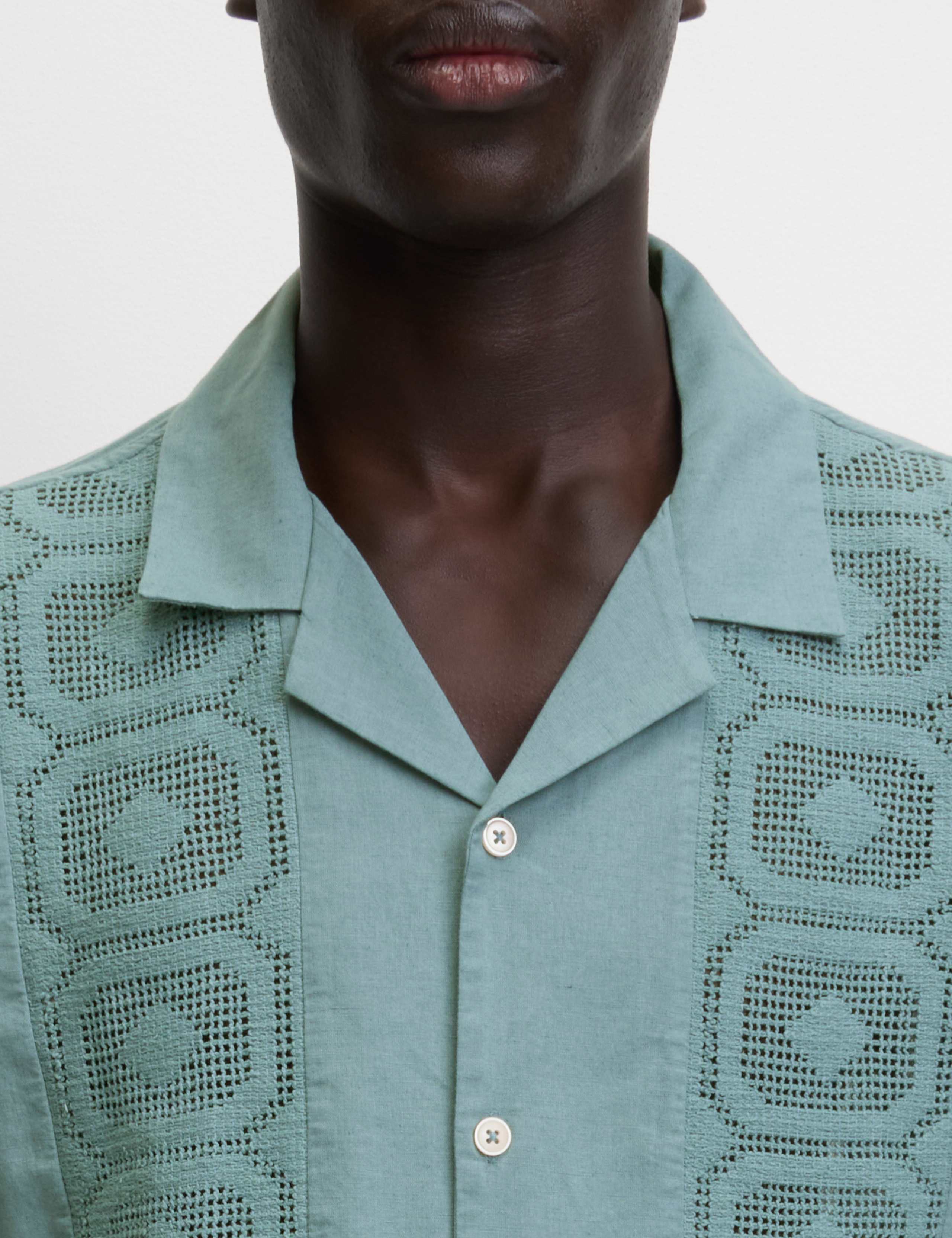 Relaxed Fit Cotton Rich Textured Shirt 3 of 6