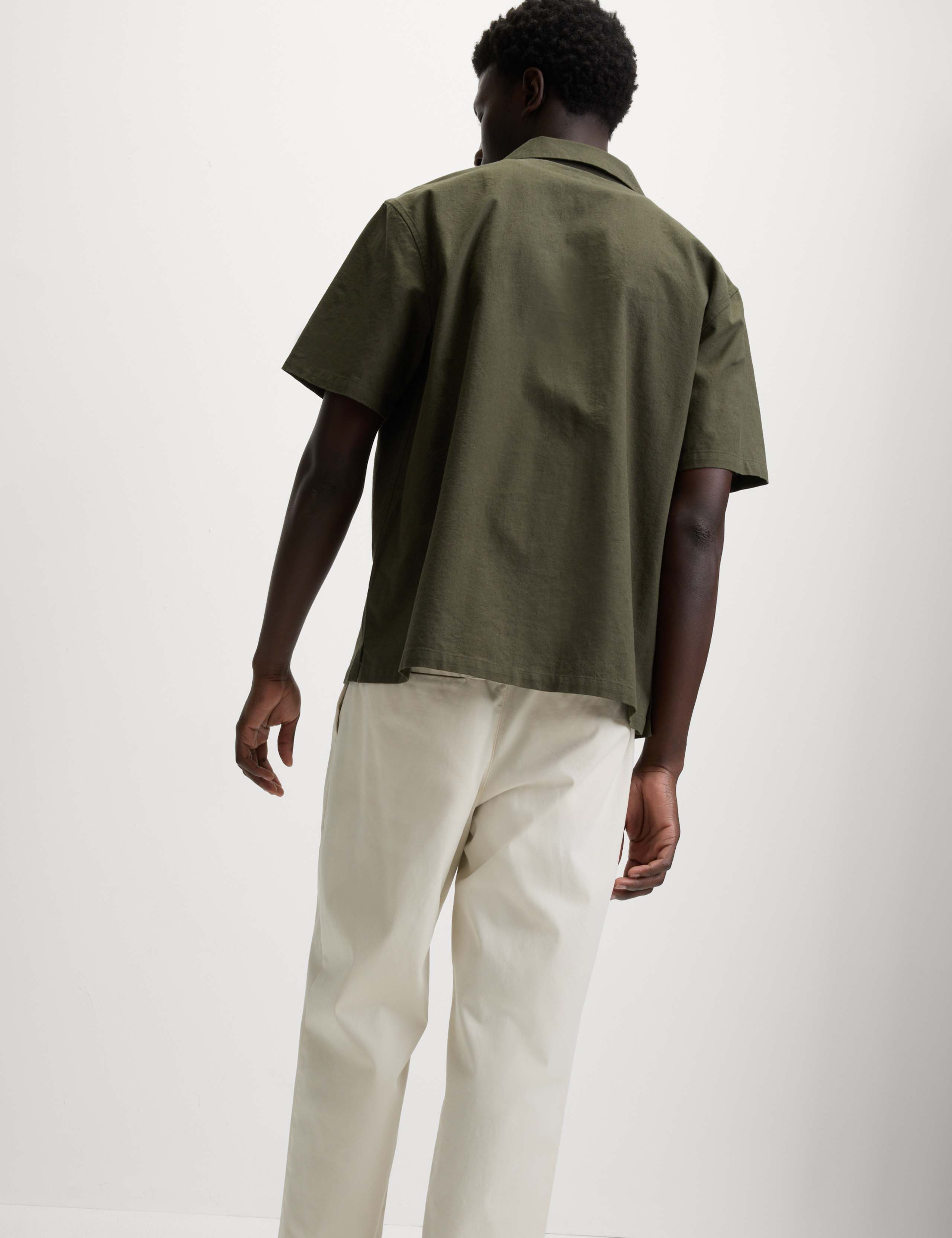 Regular Fit Cotton Linen Blend Short Sleeve Shirt 6 of 6