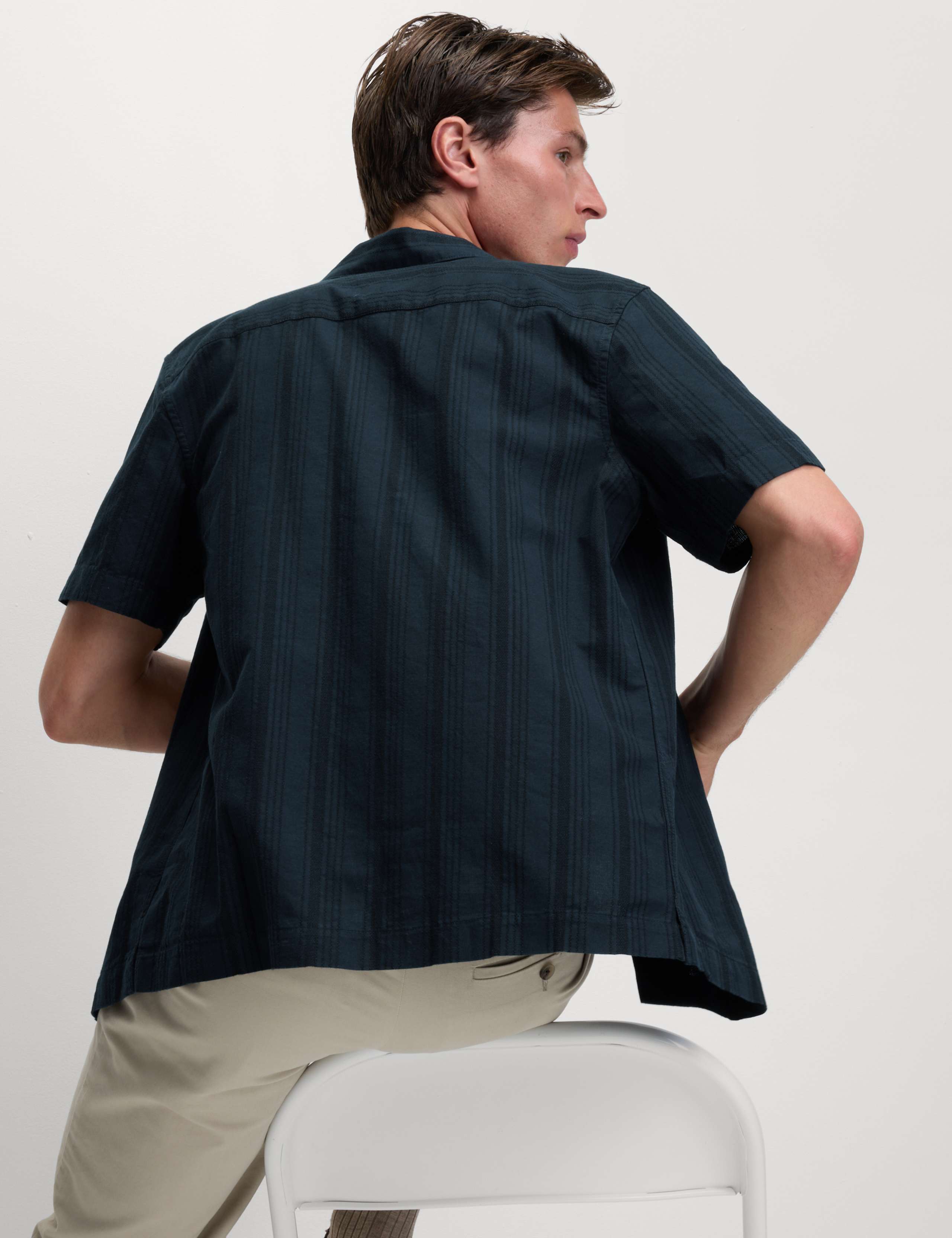 Regular Fit Cotton Rich Short Sleeve Shirt 3 of 5
