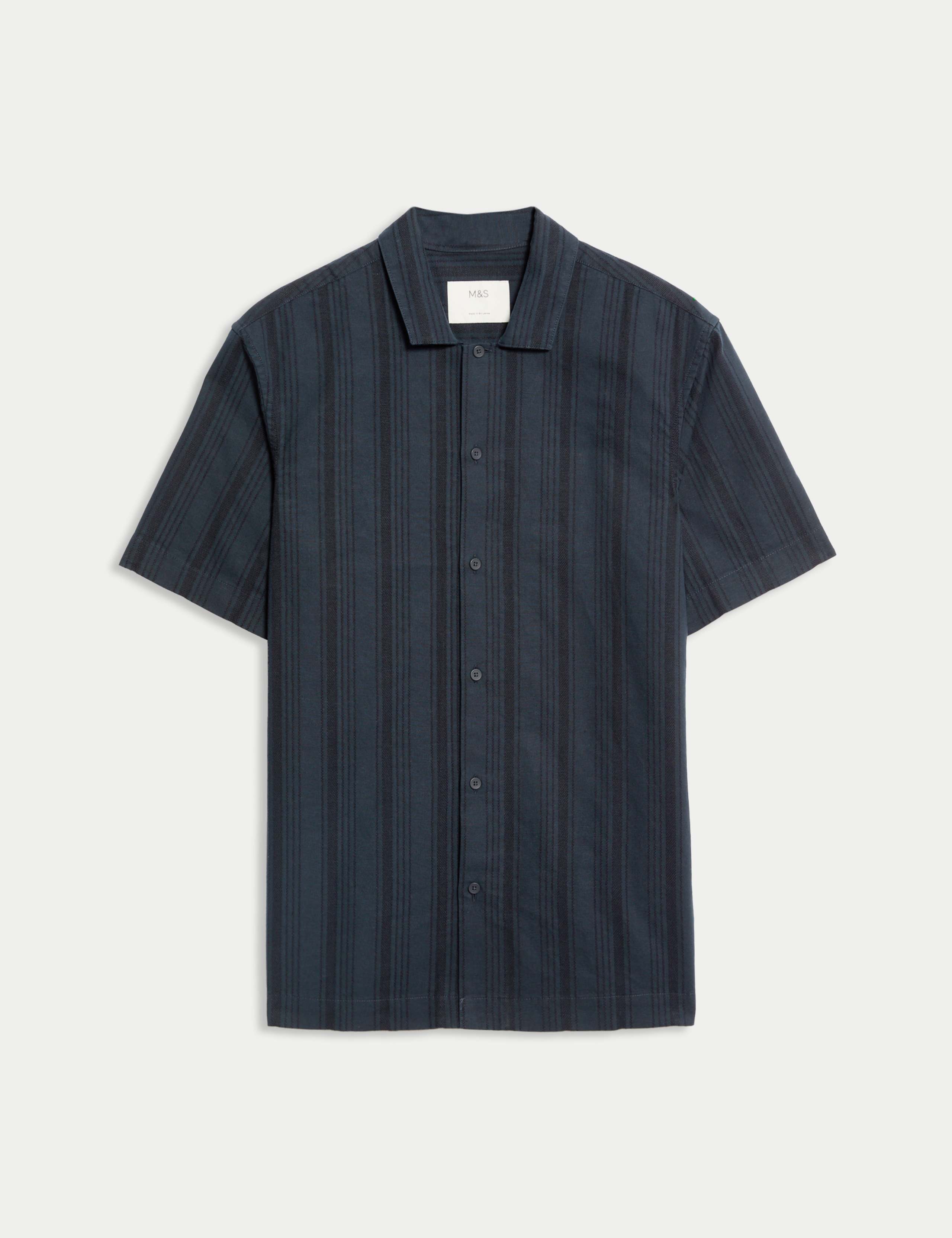 Regular Fit Cotton Rich Short Sleeve Shirt 2 of 5