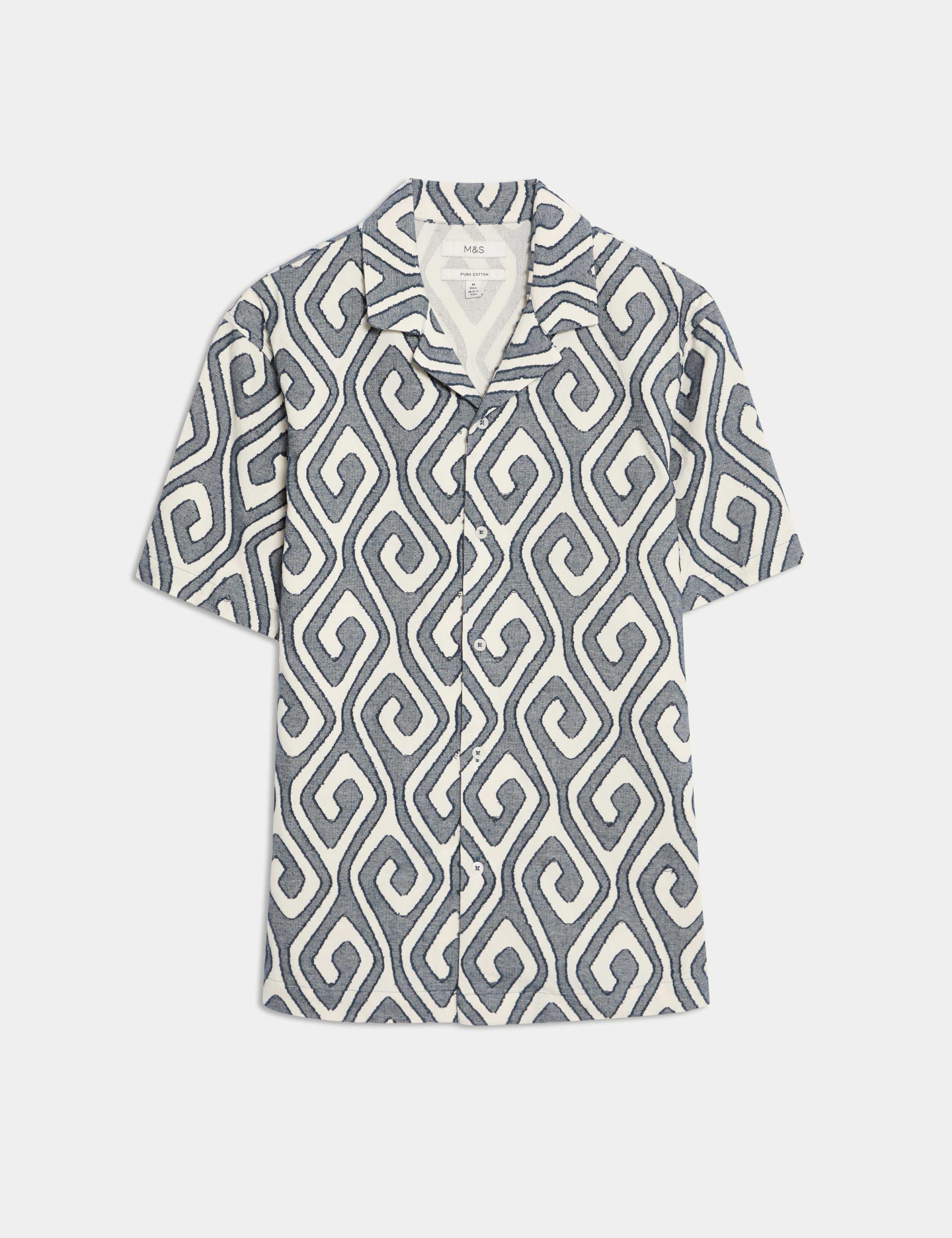 Pure Cotton Jacquard Shirt 2 of 5
