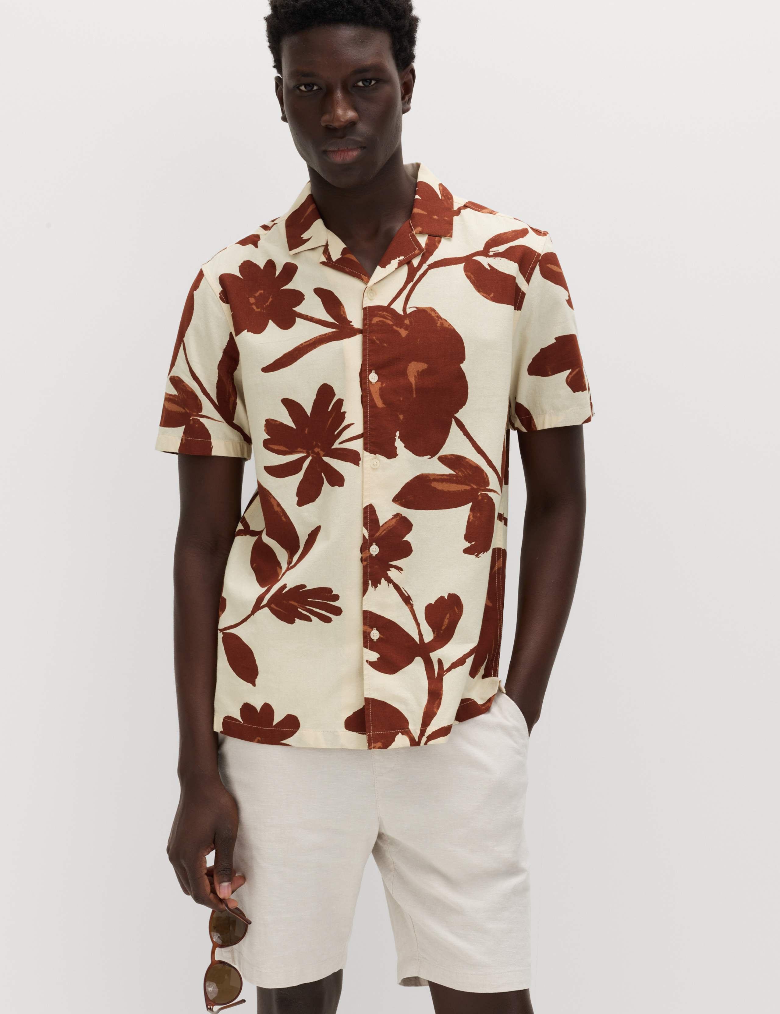 Regular Fit Pure Cotton Short Sleeve Shirt 1 of 5