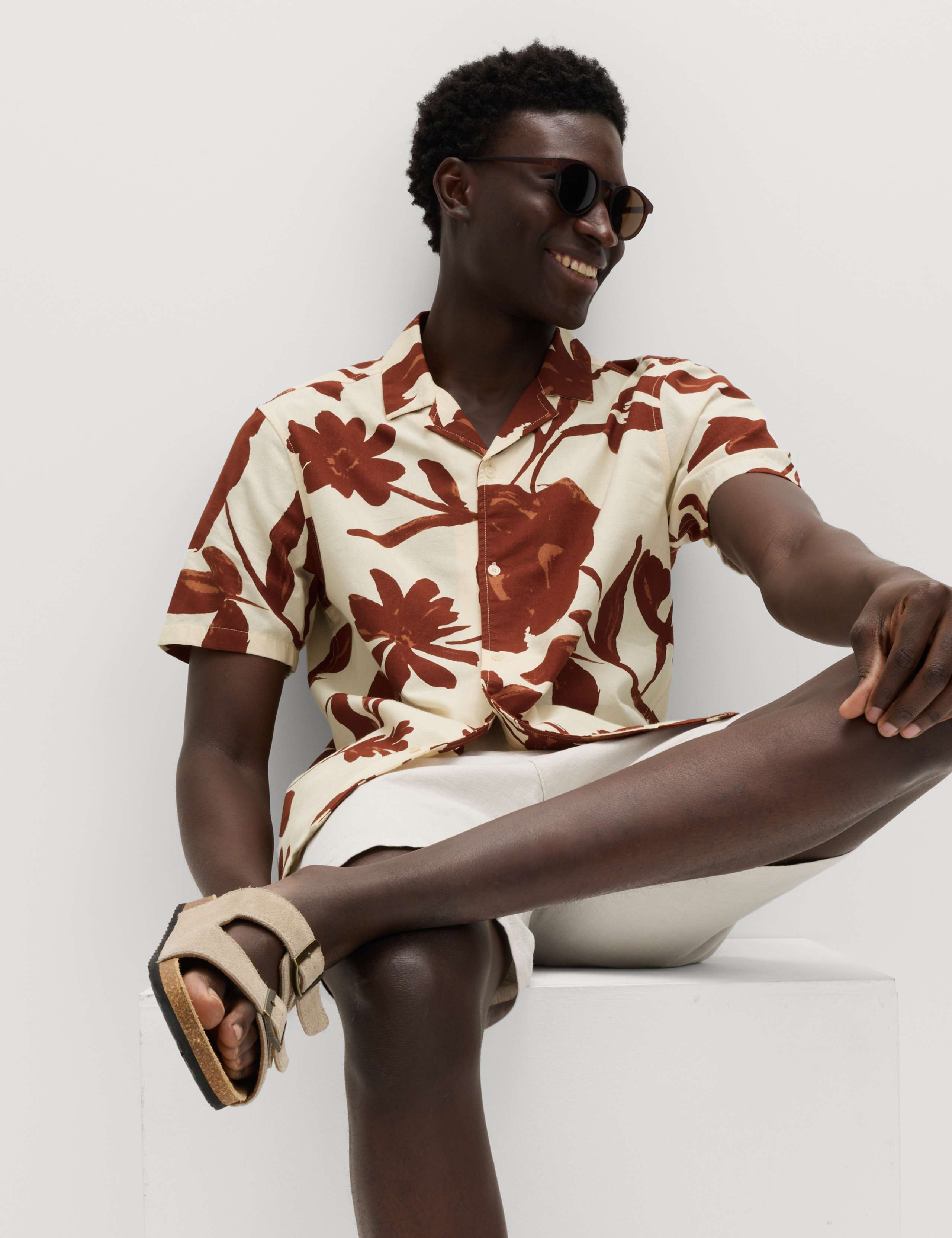 Regular Fit Pure Cotton Short Sleeve Shirt 4 of 5