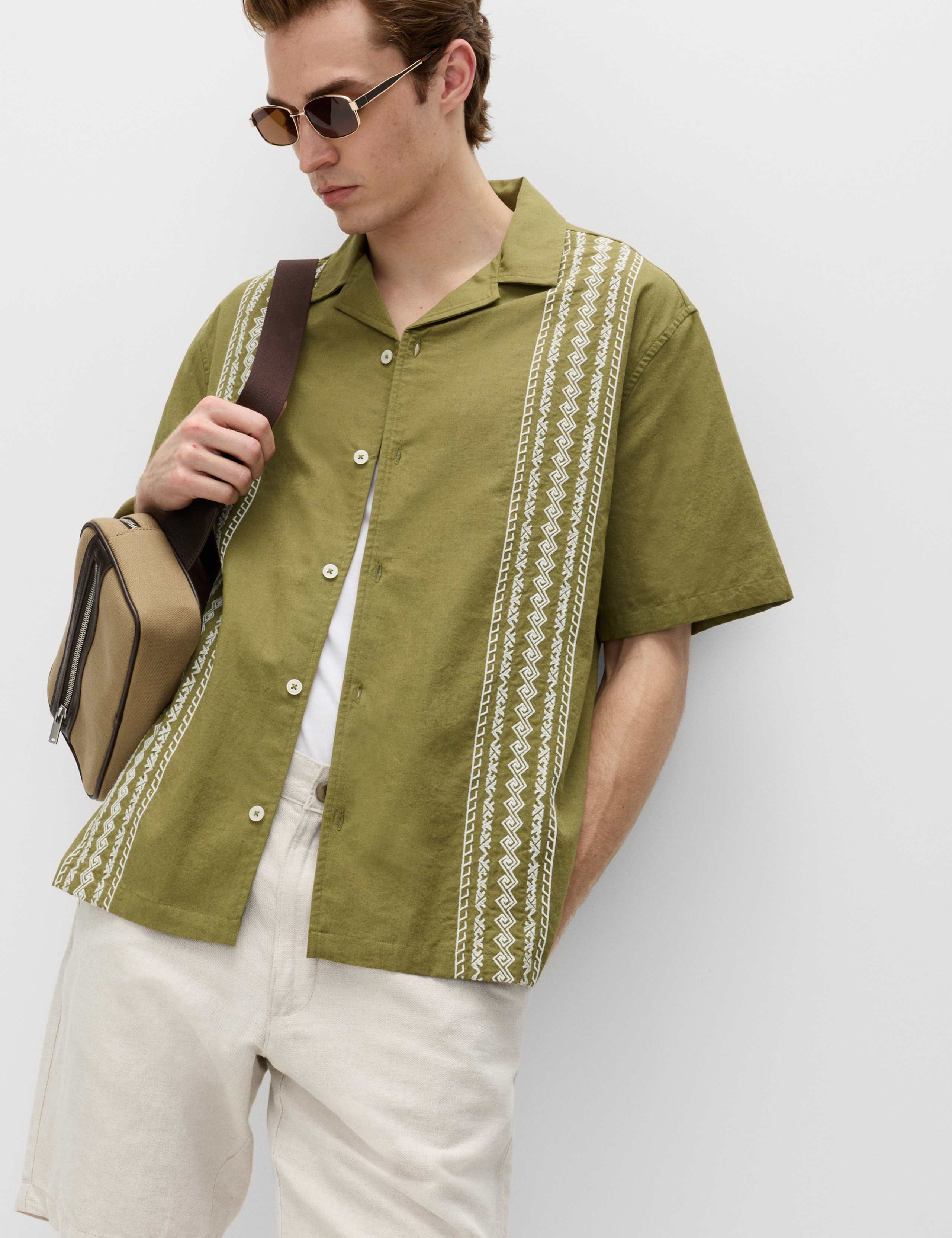 Relaxed Fit Cotton Rich Short Sleeve Shirt 6 of 6