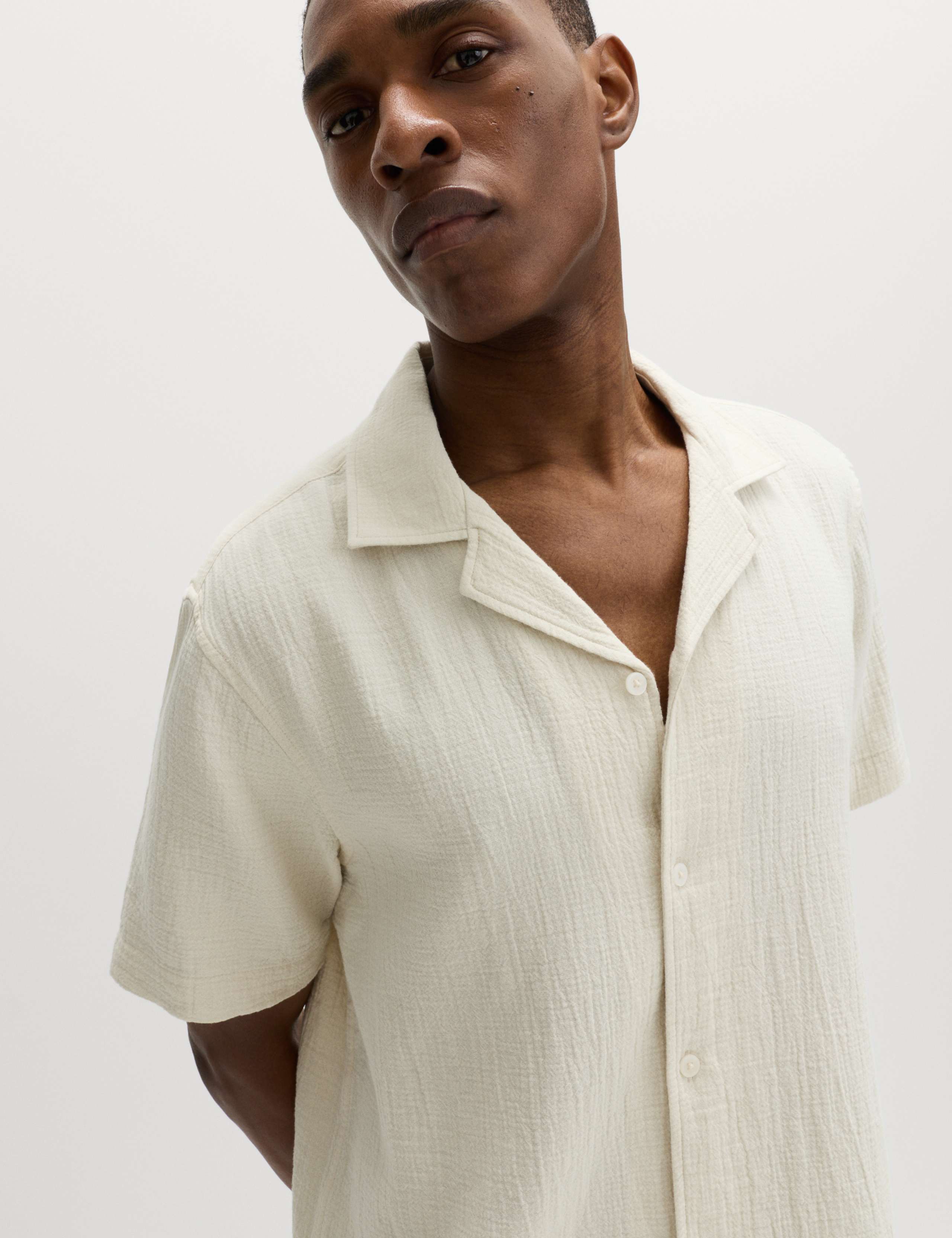 Pure Cotton Textured Shirt 4 of 6