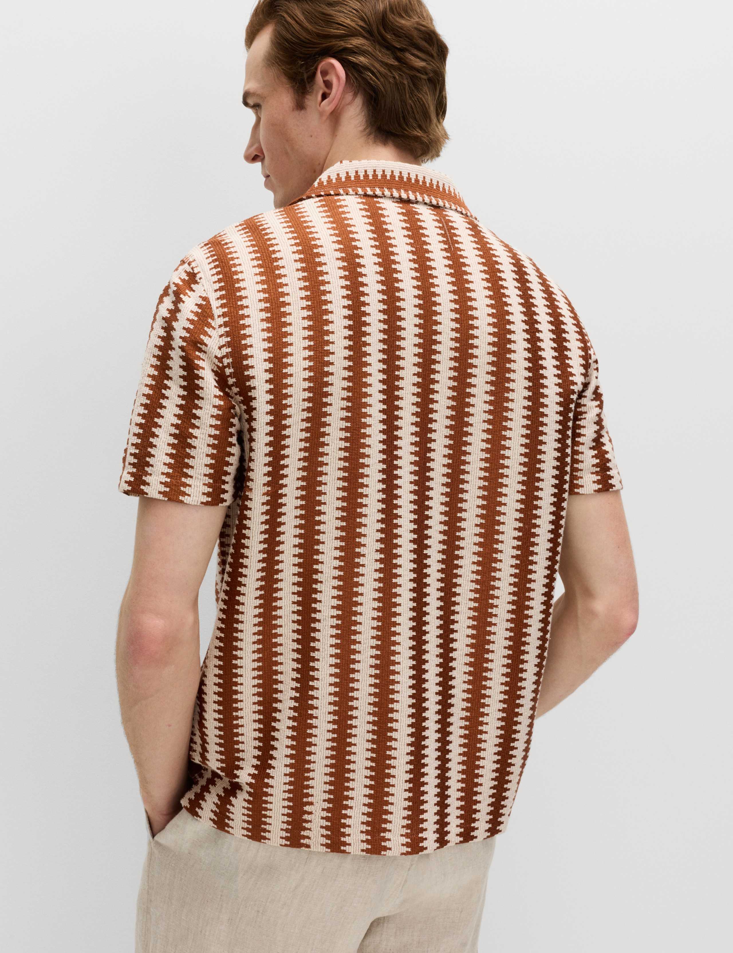 Regular Fit Cotton Blend Short Sleeve Shirt 5 of 6