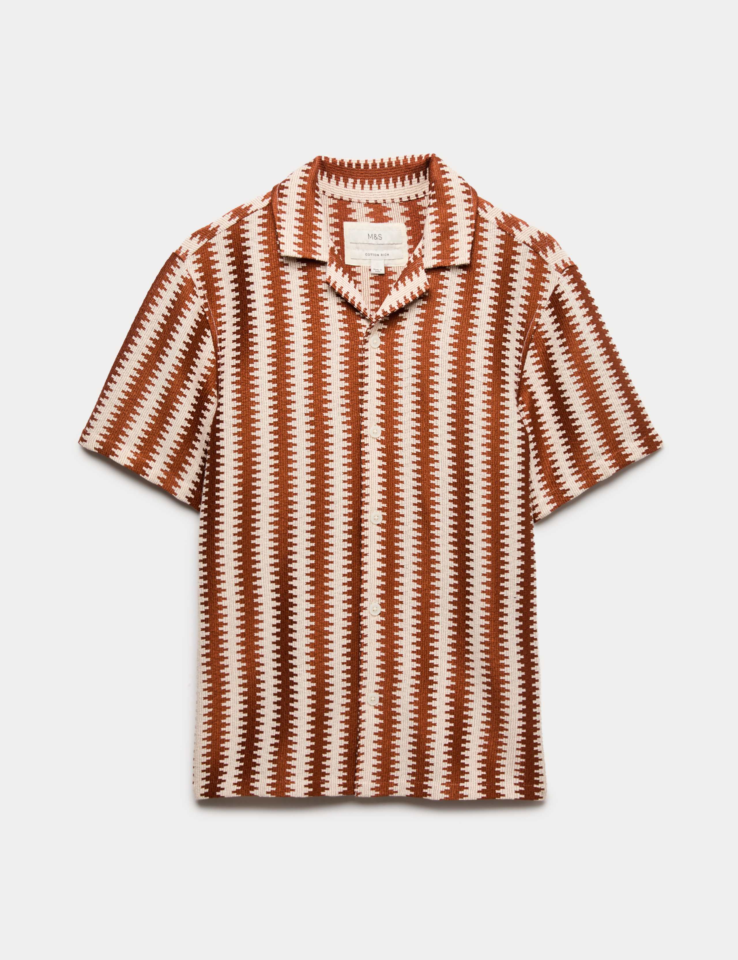 Regular Fit Cotton Blend Short Sleeve Shirt 2 of 6