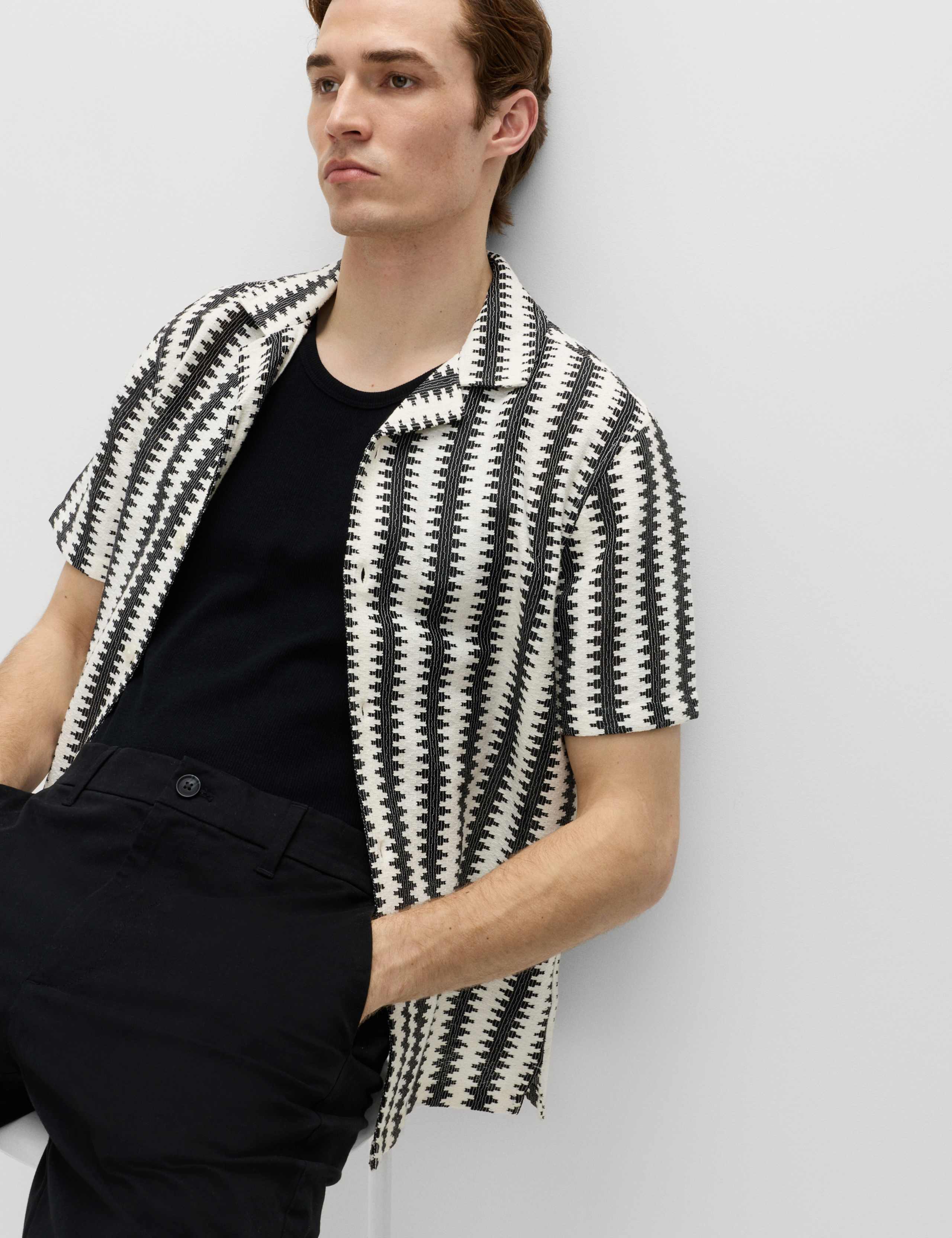 Regular Fit Cotton Blend Short Sleeve Shirt 6 of 6