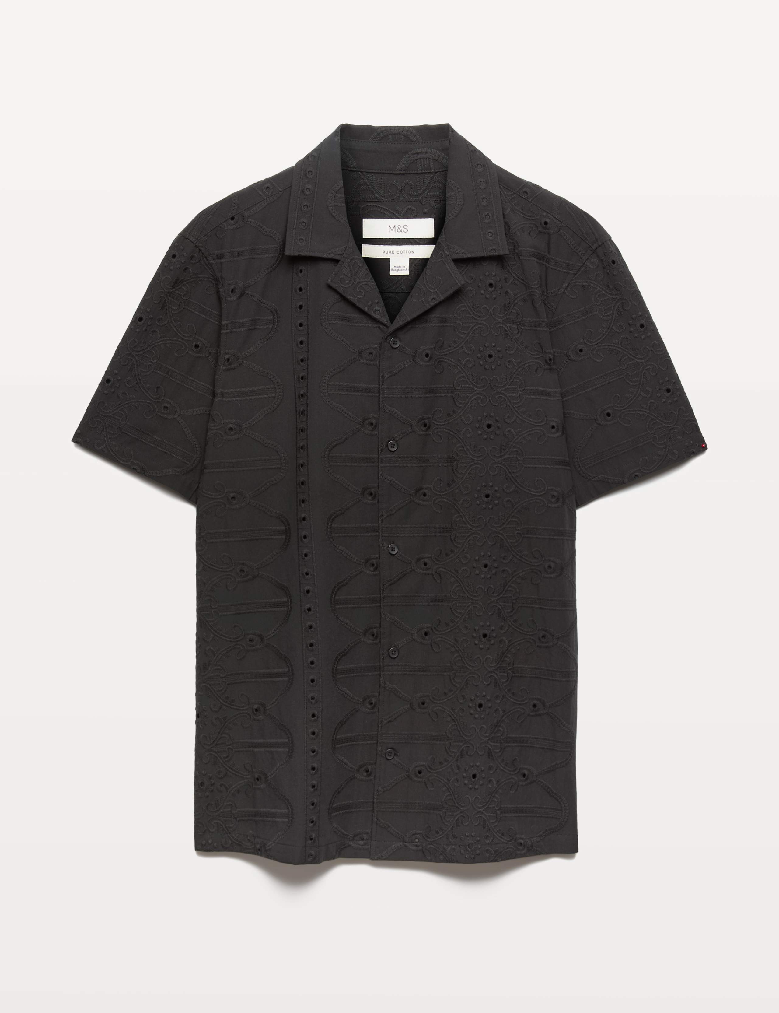 Regular Fit Pure Cotton Embroidered Shirt 2 of 5