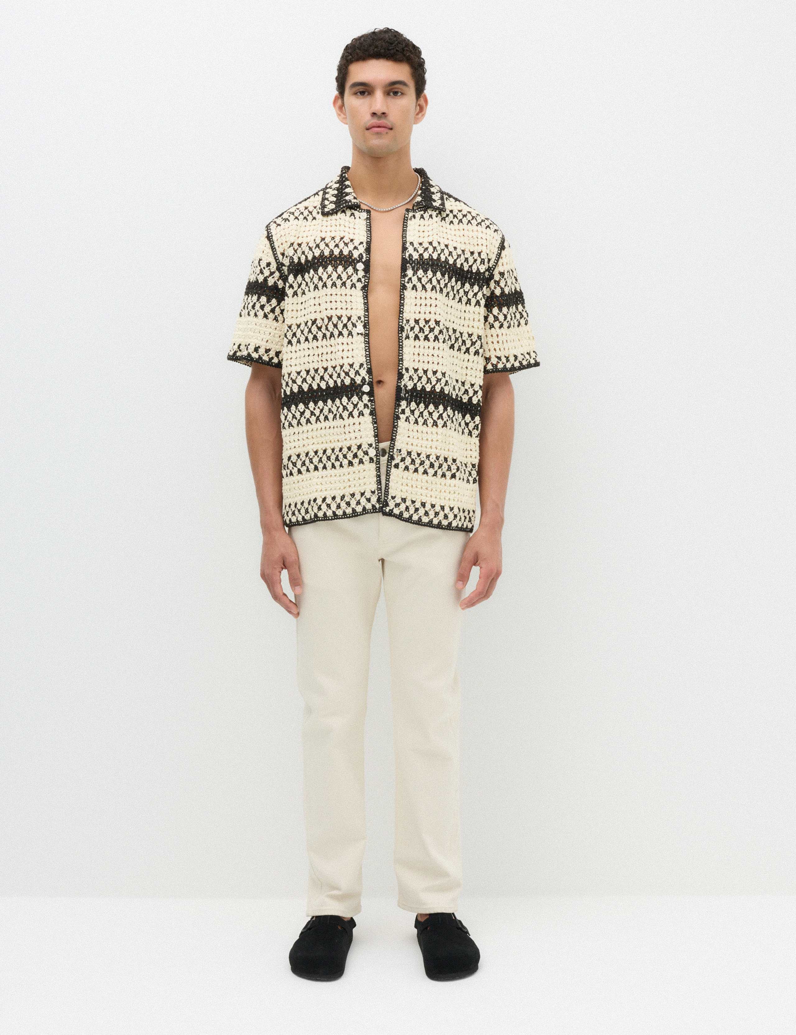 Relaxed Fit Knitted Polo Shirt 3 of 7