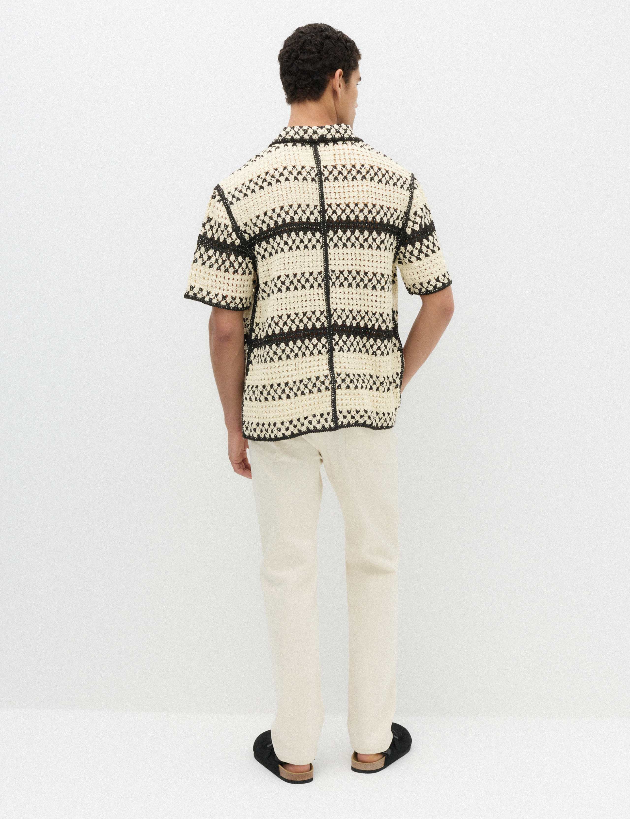 Relaxed Fit Knitted Polo Shirt 4 of 7