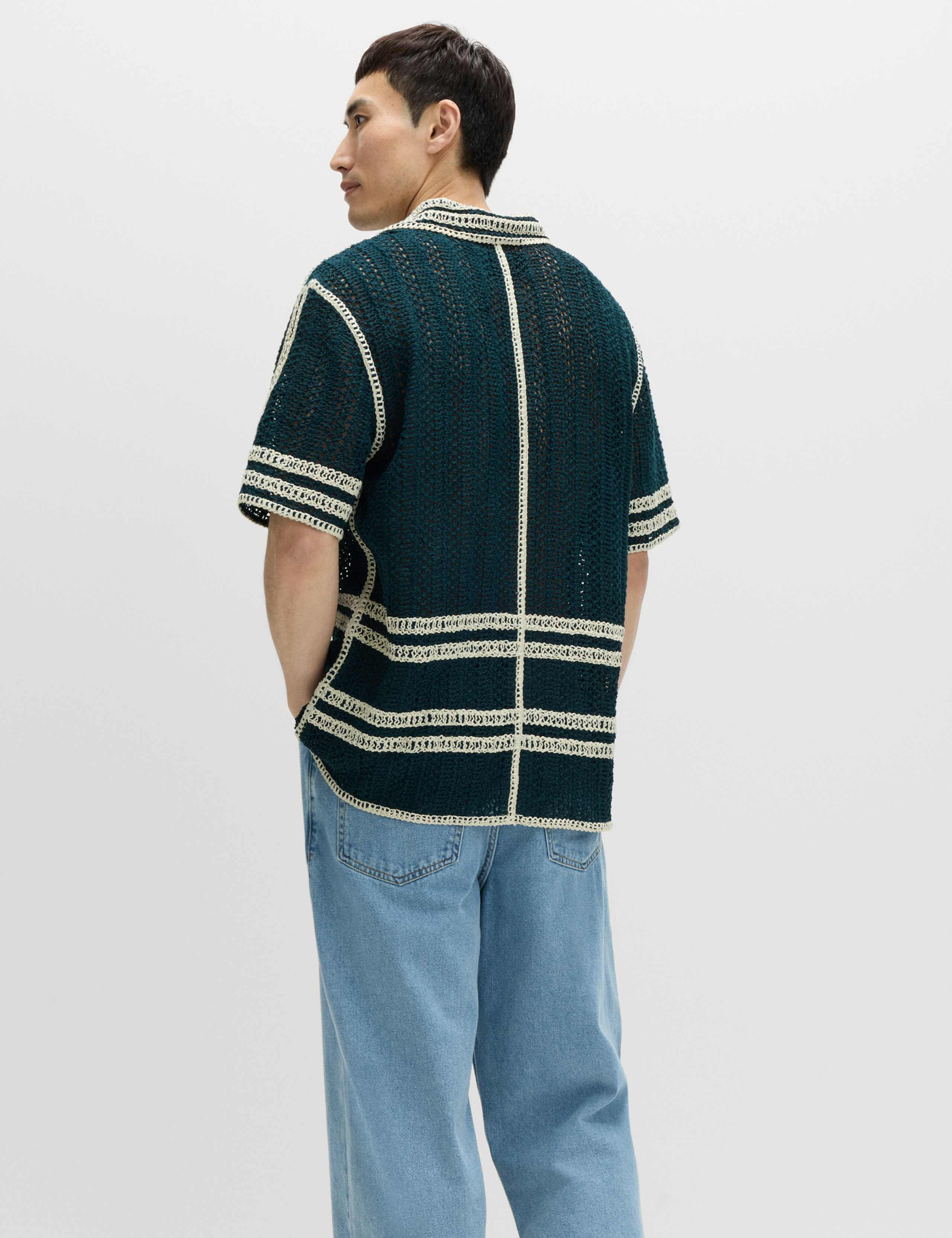 Relaxed Fit Knitted Short Sleeve Shirt 4 of 6