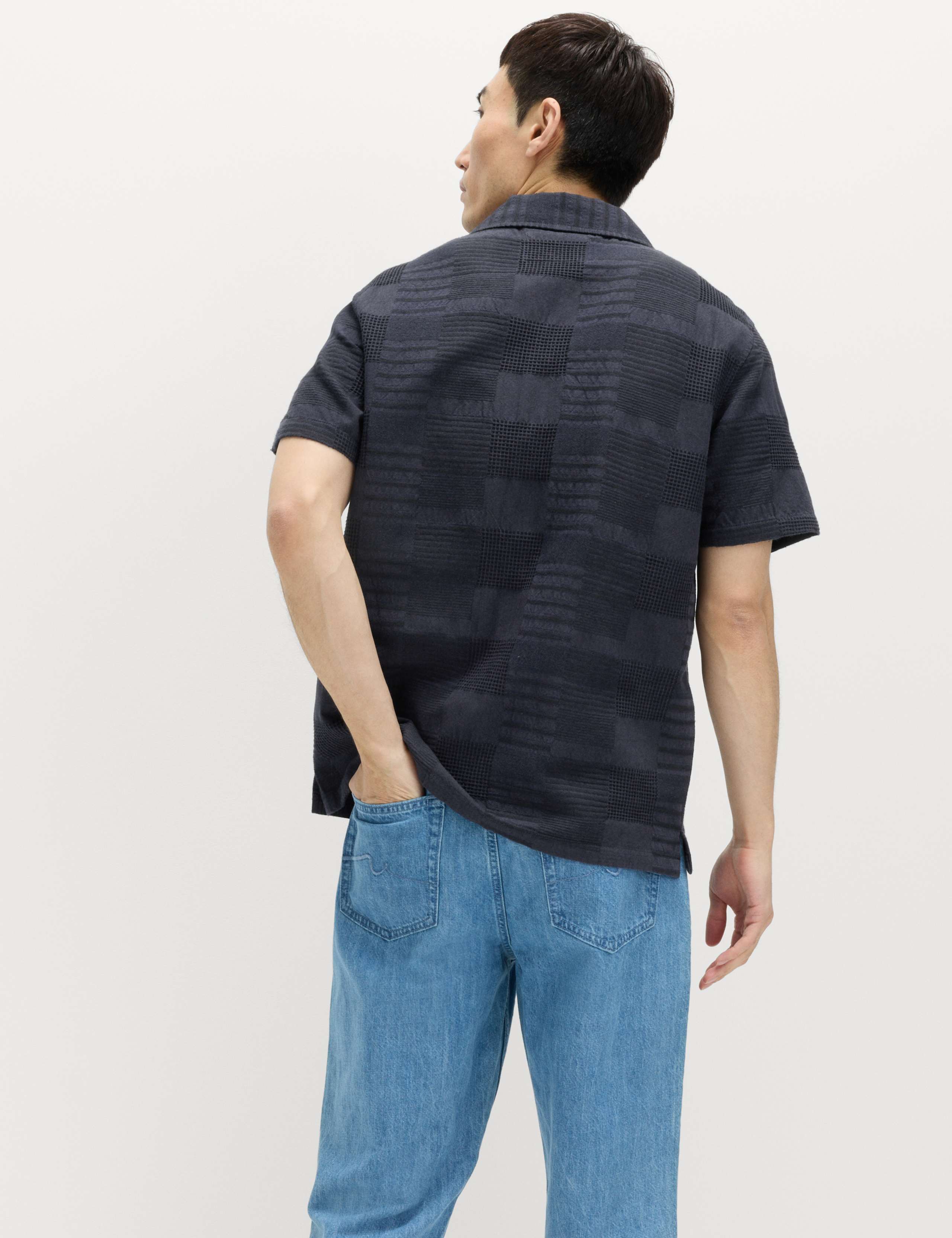 Regular Fit Cotton Rich Textured Shirt 4 of 6
