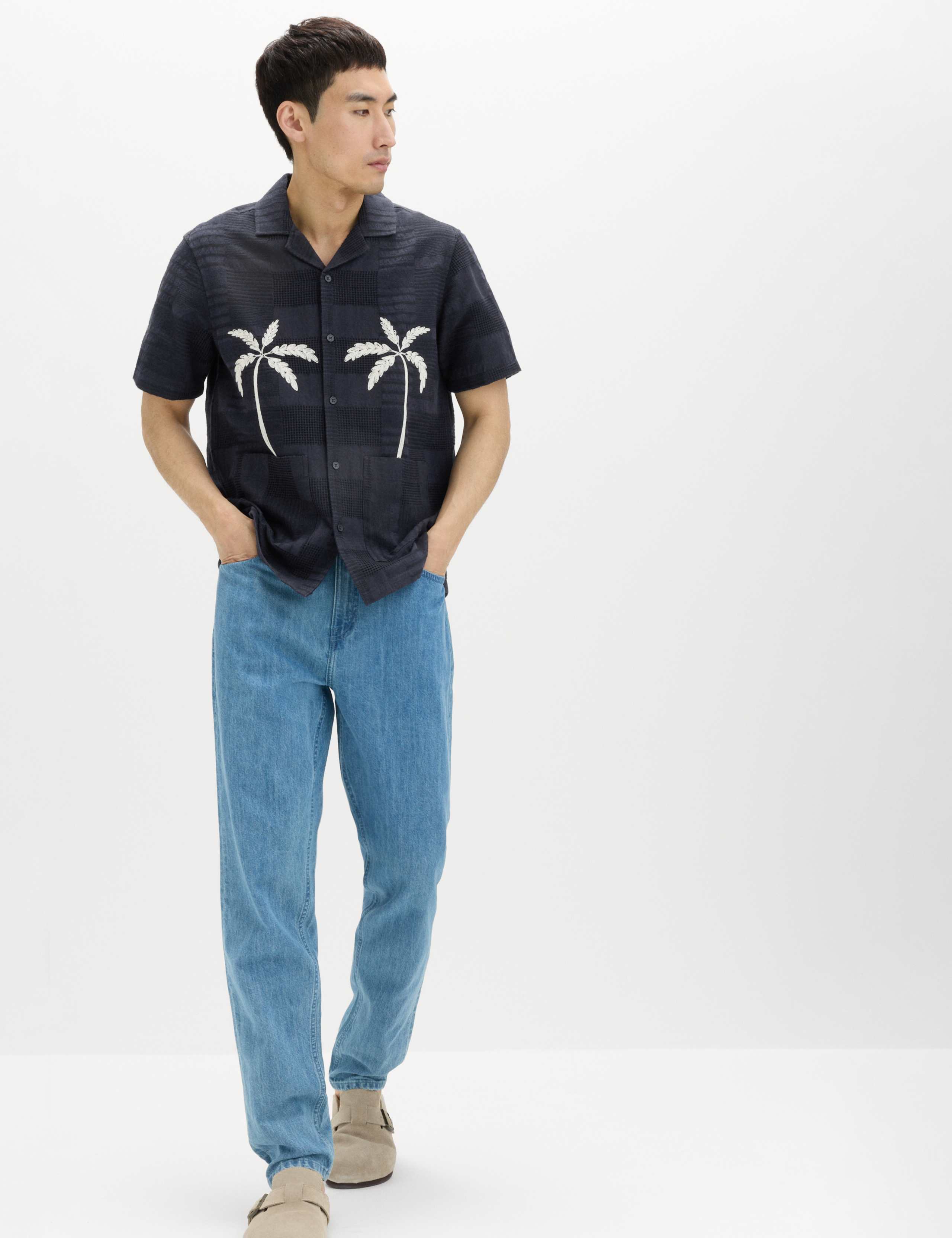 Regular Fit Cotton Rich Textured Shirt 5 of 6