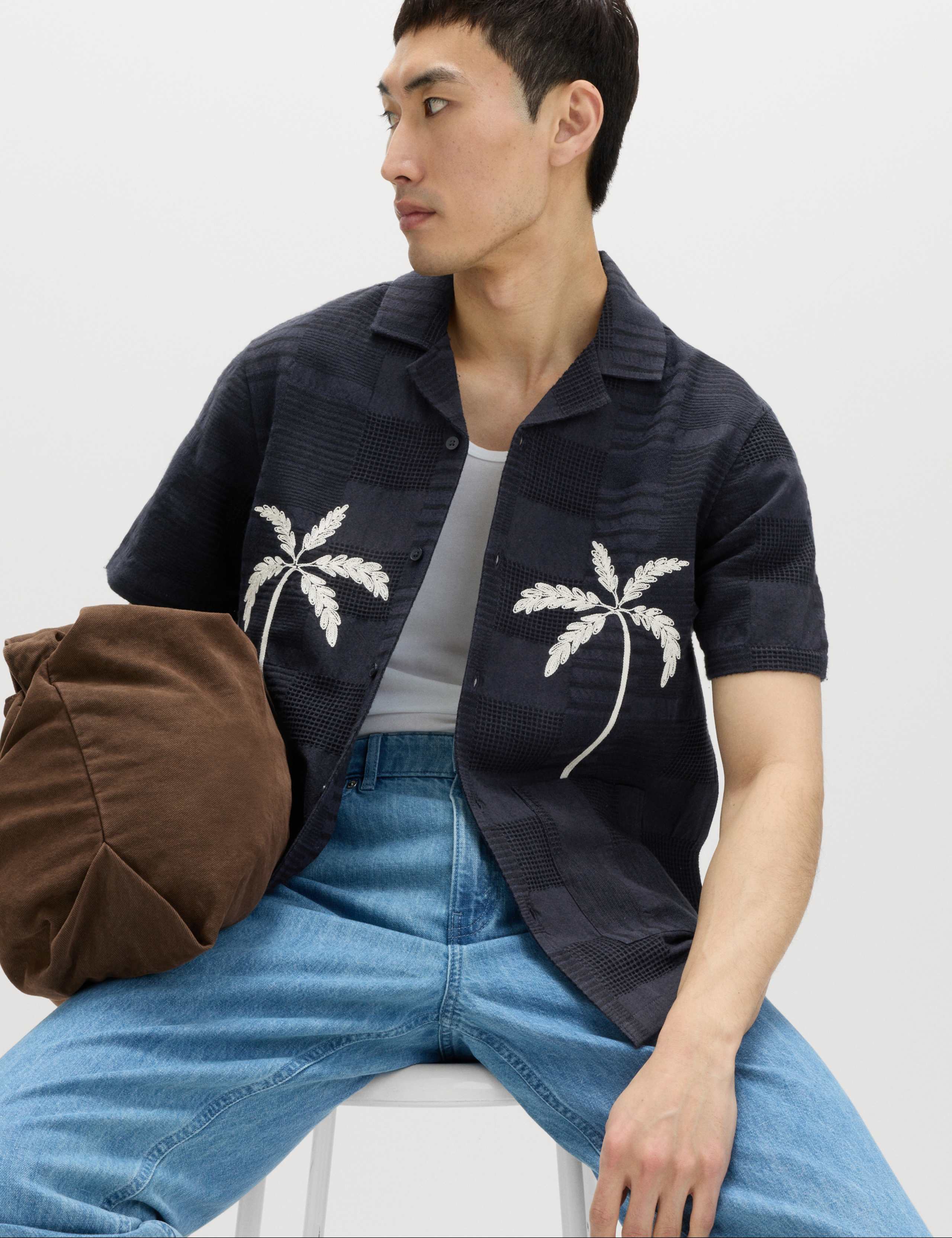 Regular Fit Cotton Rich Textured Shirt 6 of 6