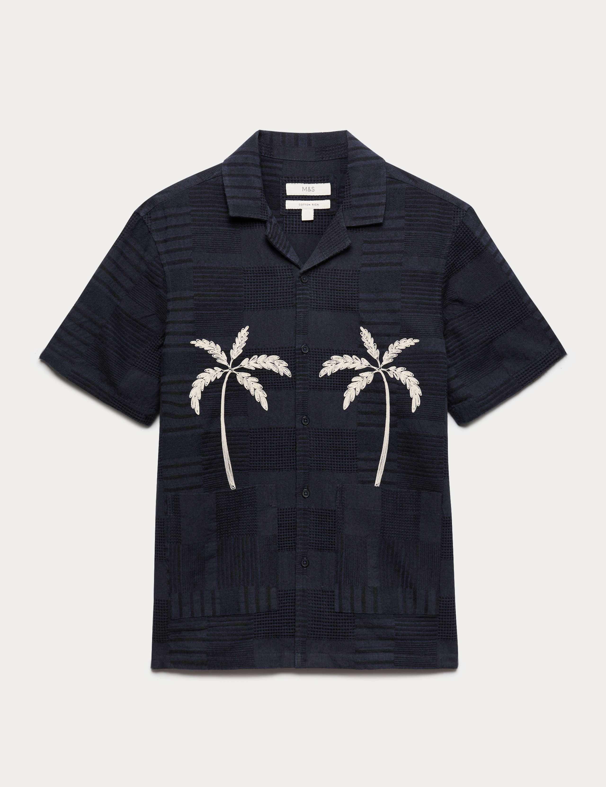 Regular Fit Cotton Rich Textured Shirt 2 of 6