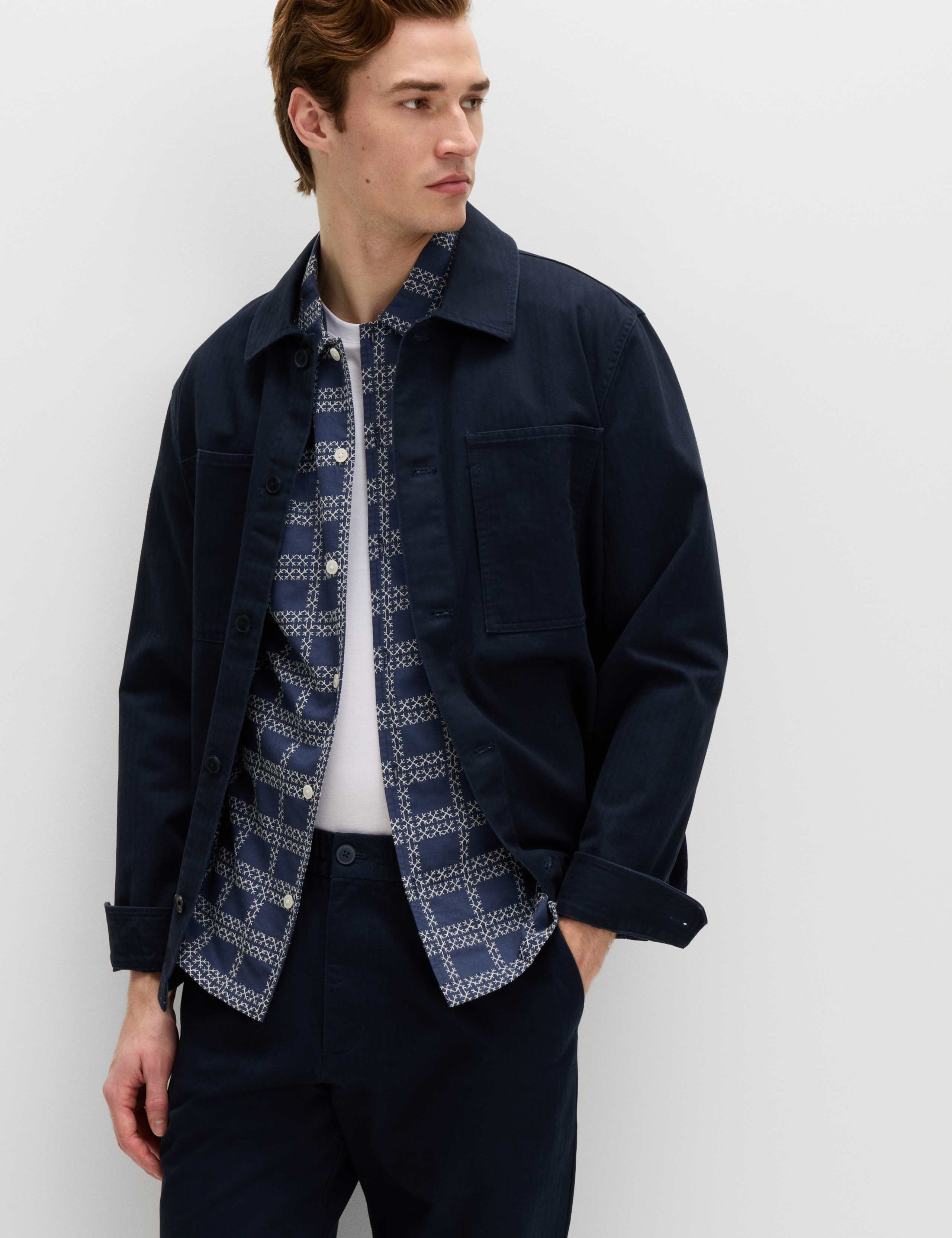 Relaxed Fit Cotton Rich Embroidered Short Sleeve Shirt 7 of 7