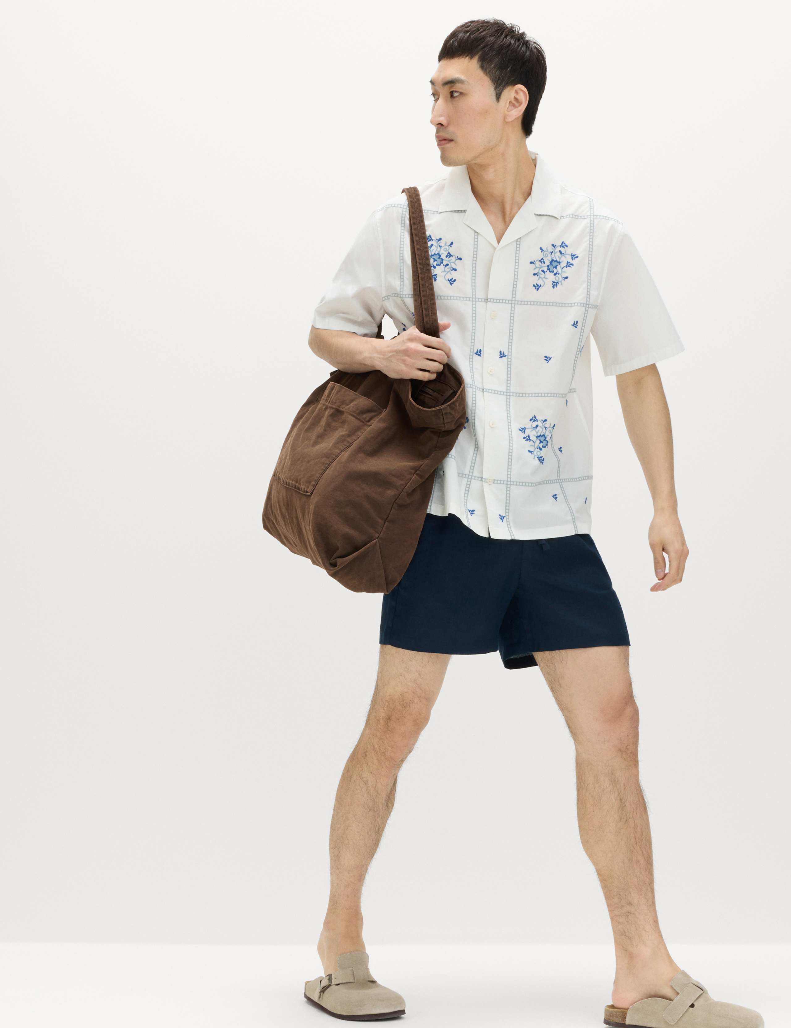 Relaxed Fit Pure Cotton Short Sleeve Shirt 5 of 6
