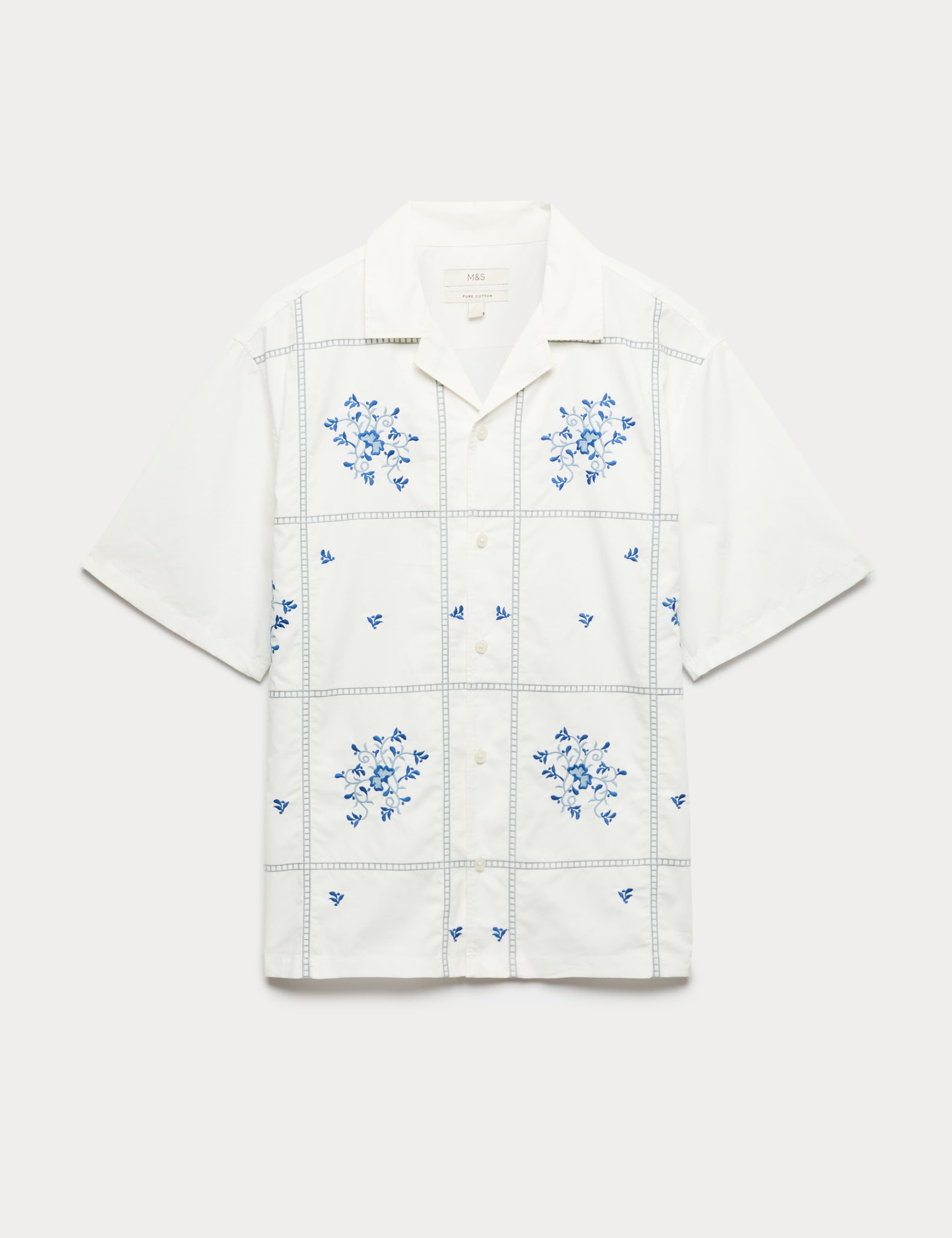 Relaxed Fit Pure Cotton Short Sleeve Shirt 2 of 6