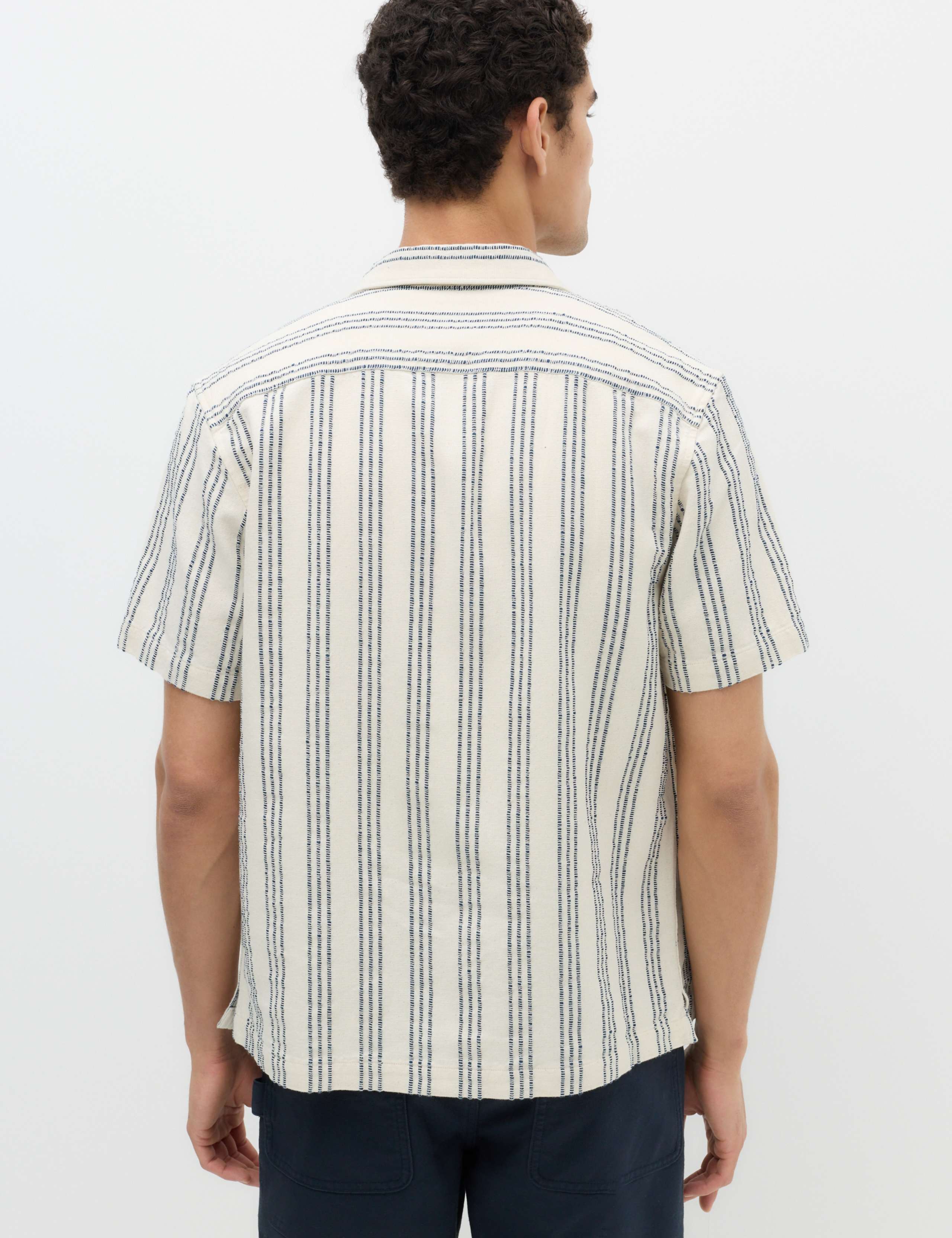 Pure Cotton Textured Short Sleeve Shirt 5 of 6