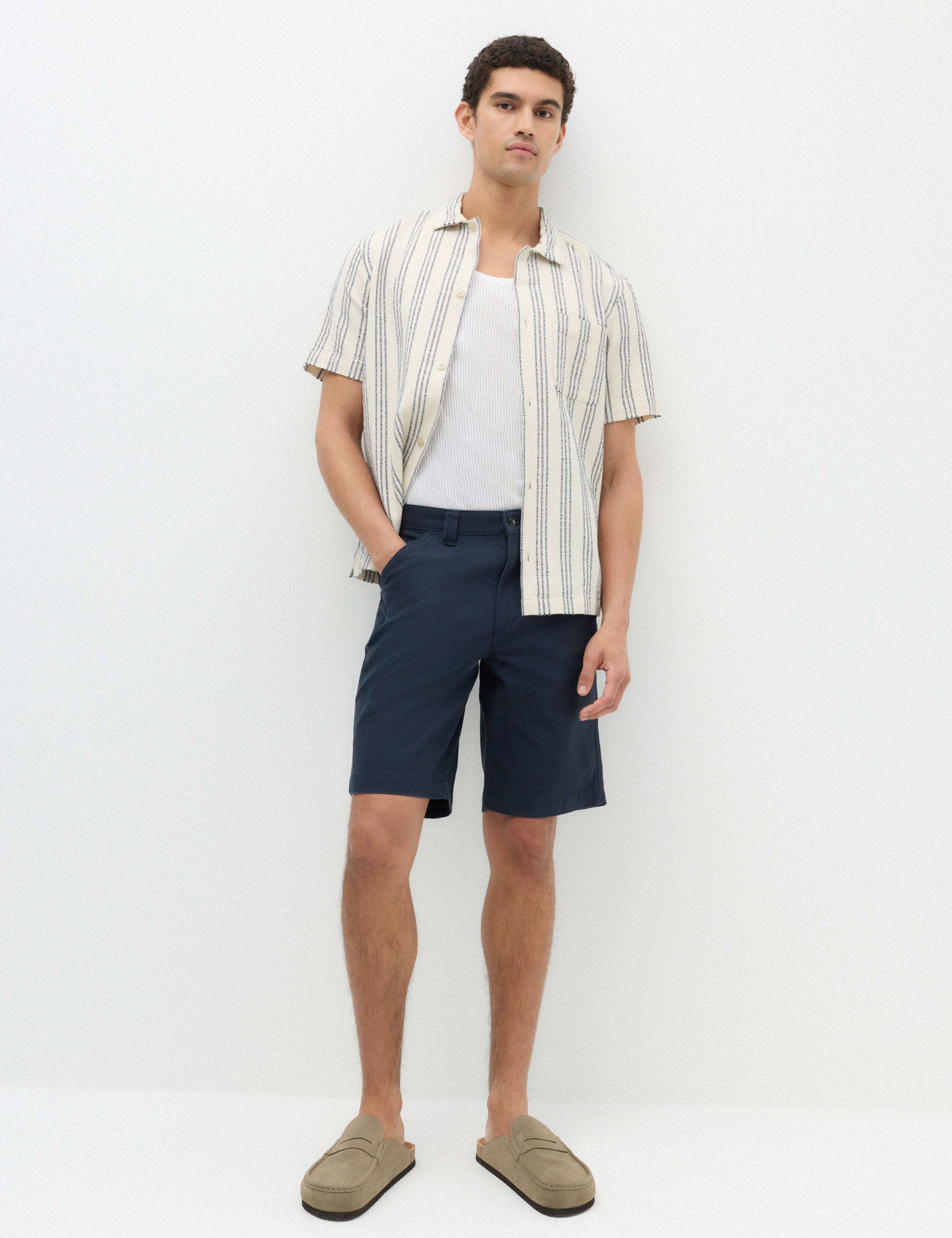 Pure Cotton Textured Short Sleeve Shirt 6 of 6