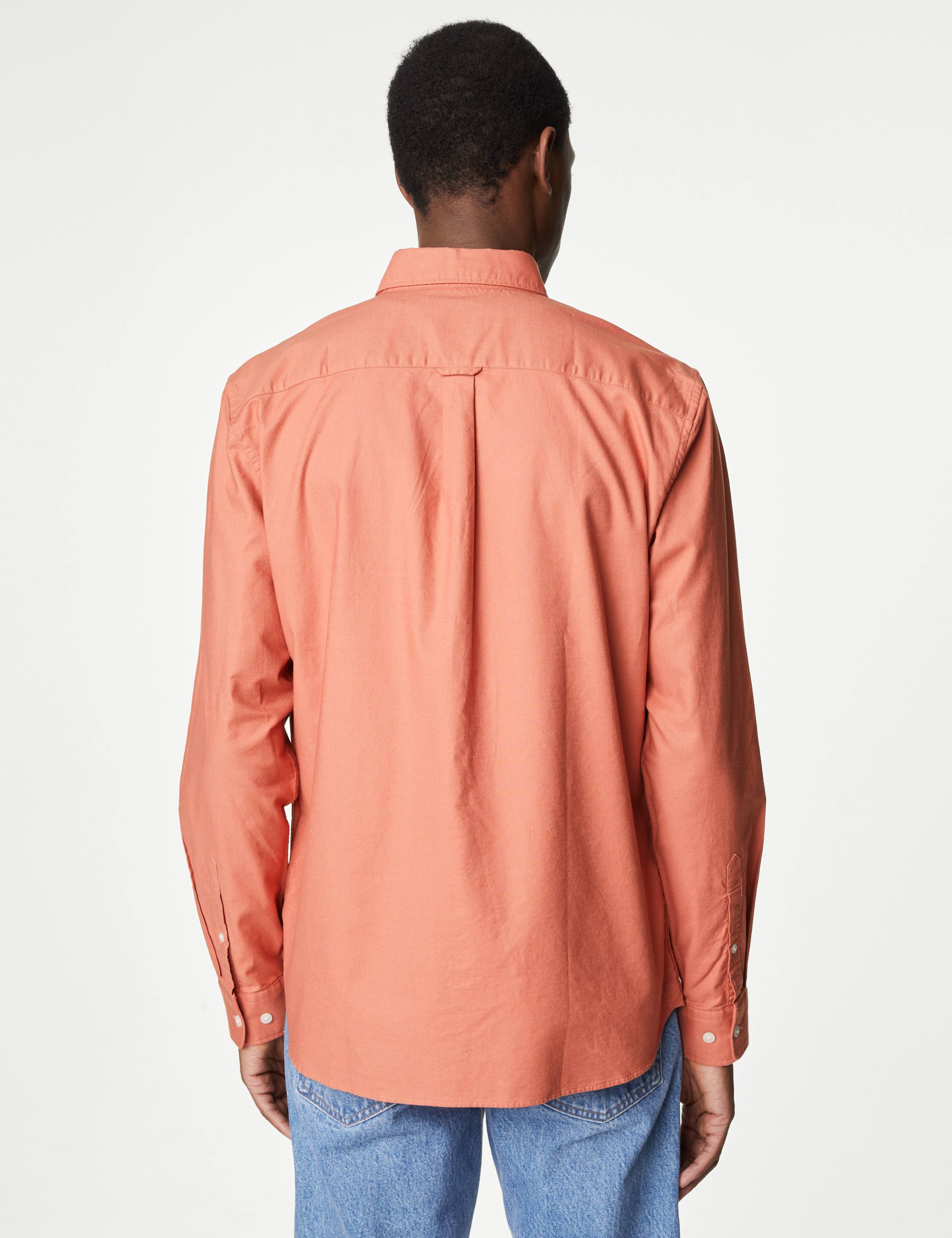 Easy Iron Pure Cotton Oxford Shirt 5 of 5